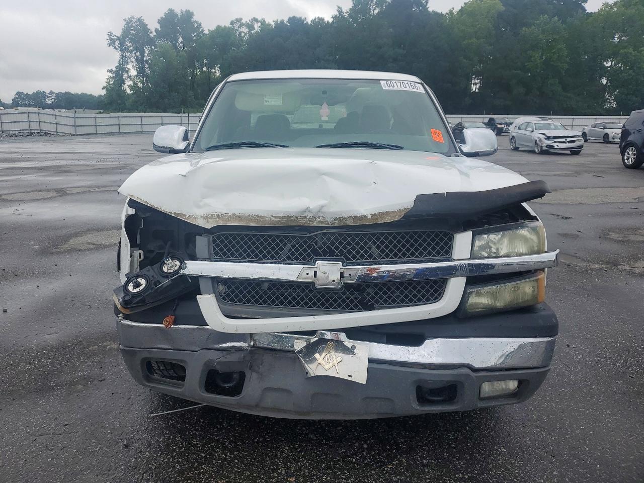 2004 Chevrolet Silverado C1500 White vin: 2GCEC19V841302700