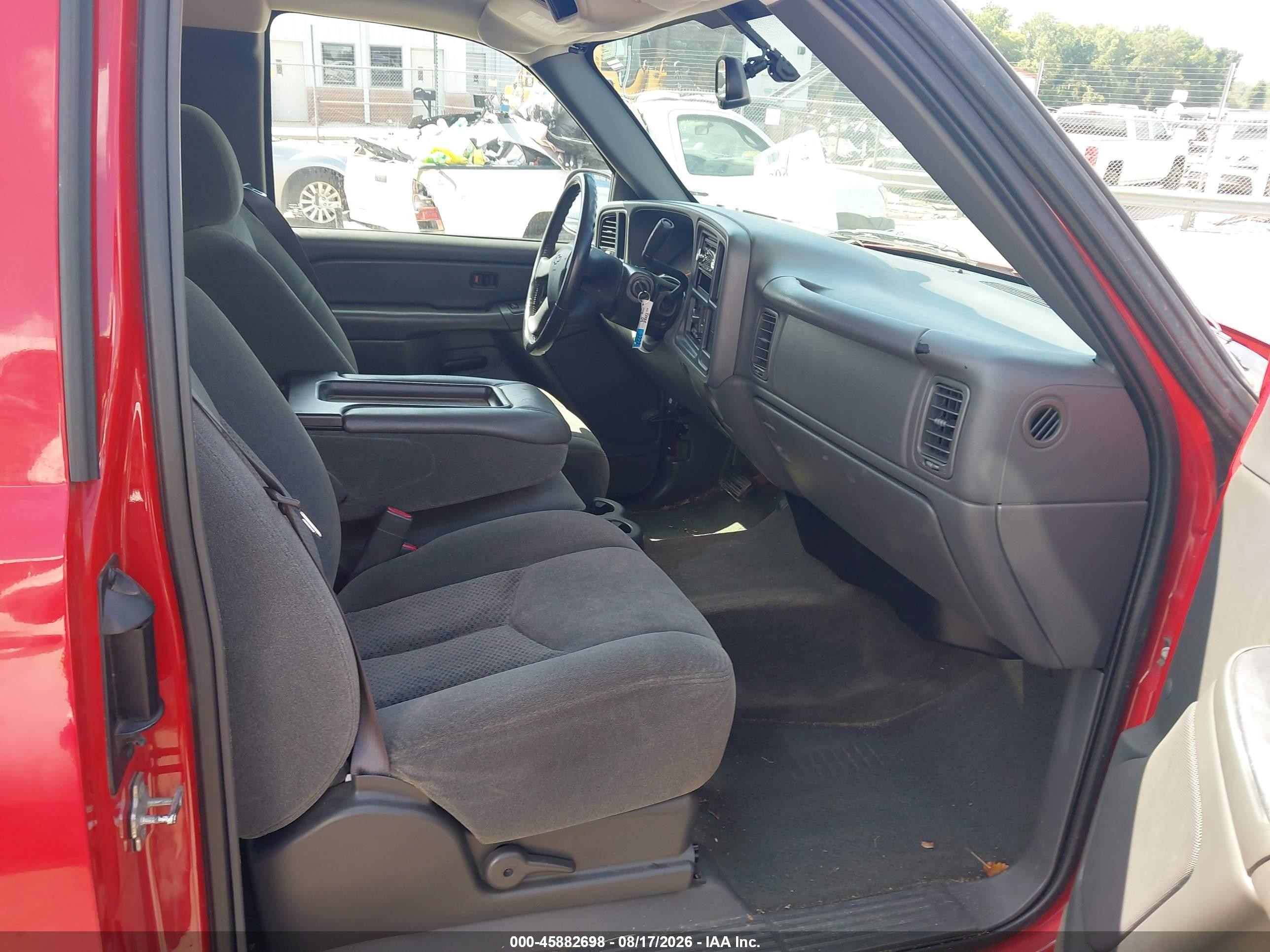 2004 Chevrolet Silverado 1500 Ls Red vin: 2GCEC19V841346969