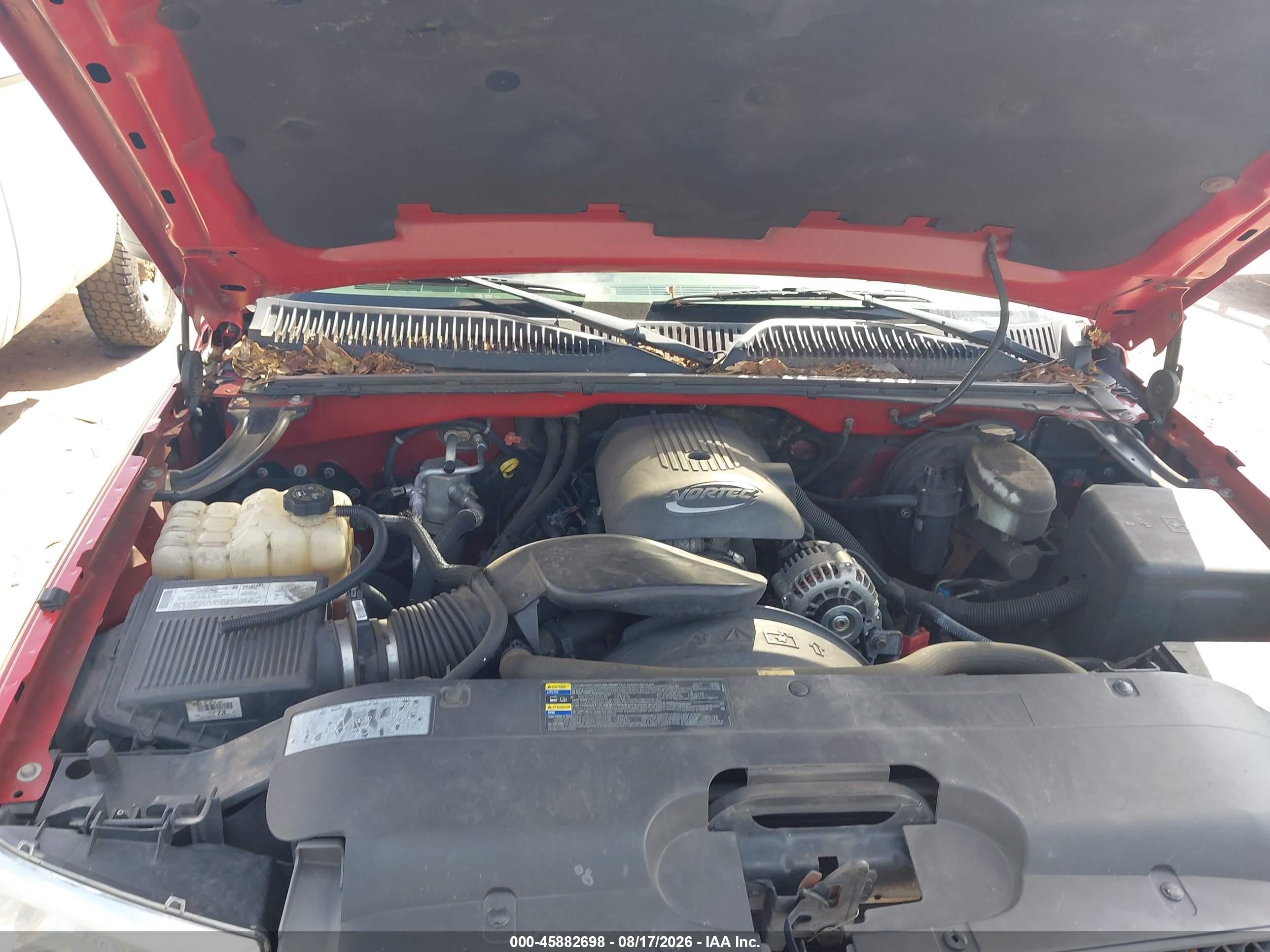 2004 Chevrolet Silverado 1500 Ls Red vin: 2GCEC19V841346969