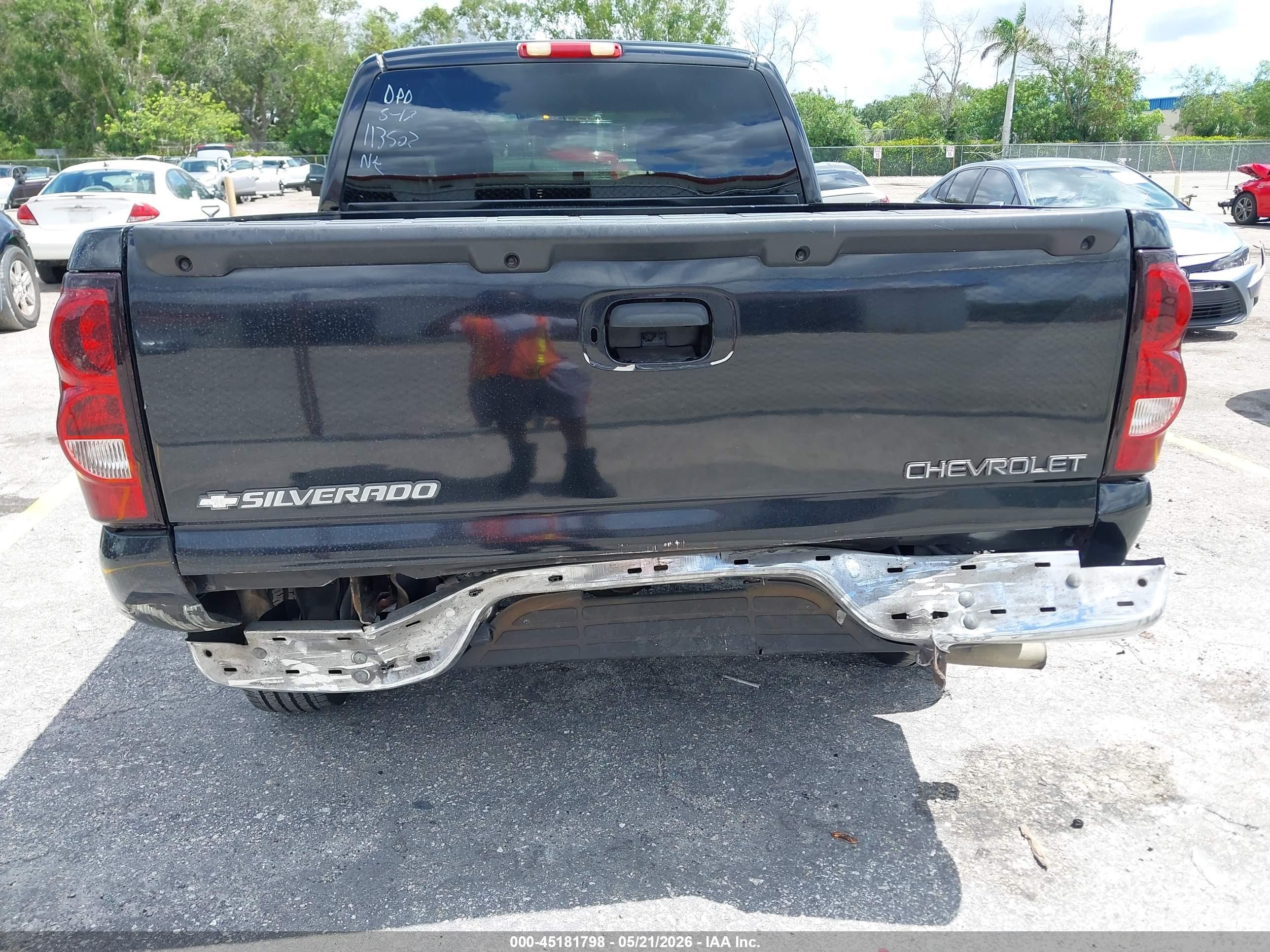 2006 Chevrolet Silverado 1500 Lt1 Black vin: 2GCEC19V861113502
