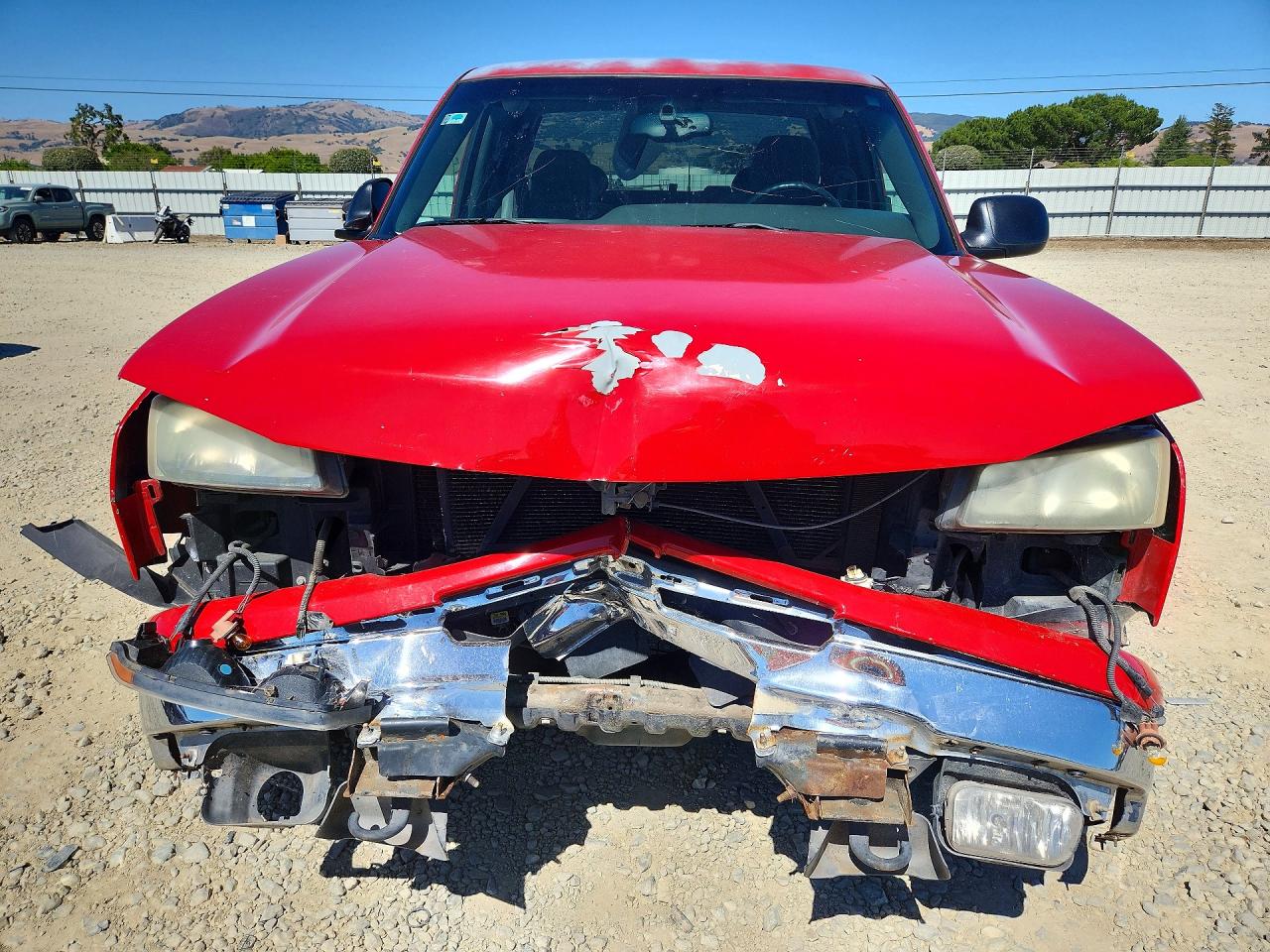 2006 Chevrolet Silverado C1500 Red vin: 2GCEC19V861269443