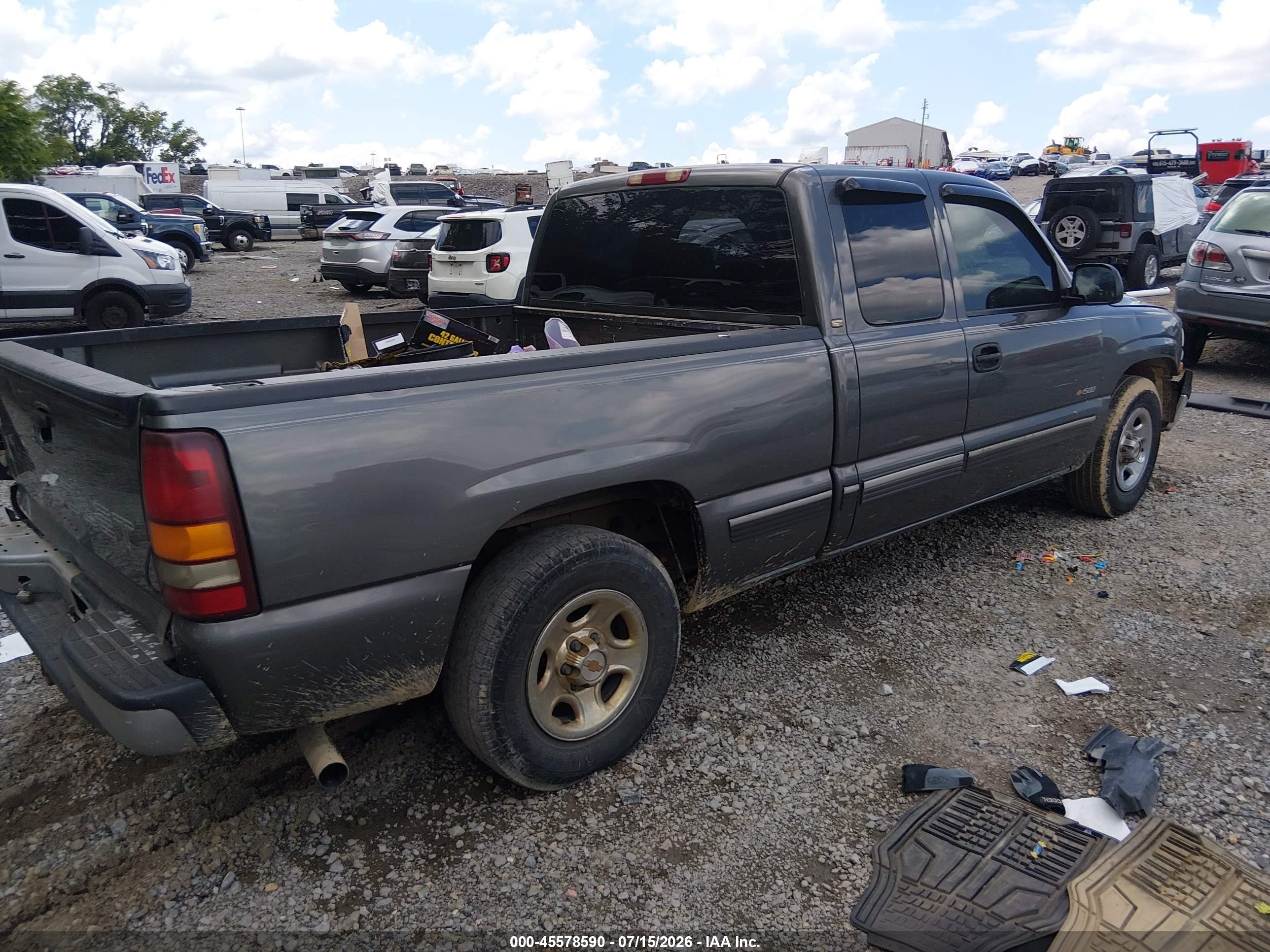 2001 Chevrolet Silverado 1500   Dark Blue vin: 2GCEC19V911324698