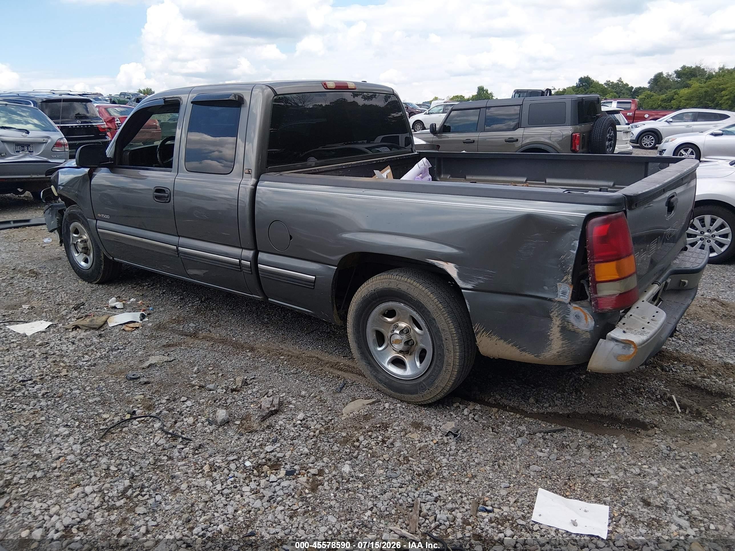 2001 Chevrolet Silverado 1500   Dark Blue vin: 2GCEC19V911324698