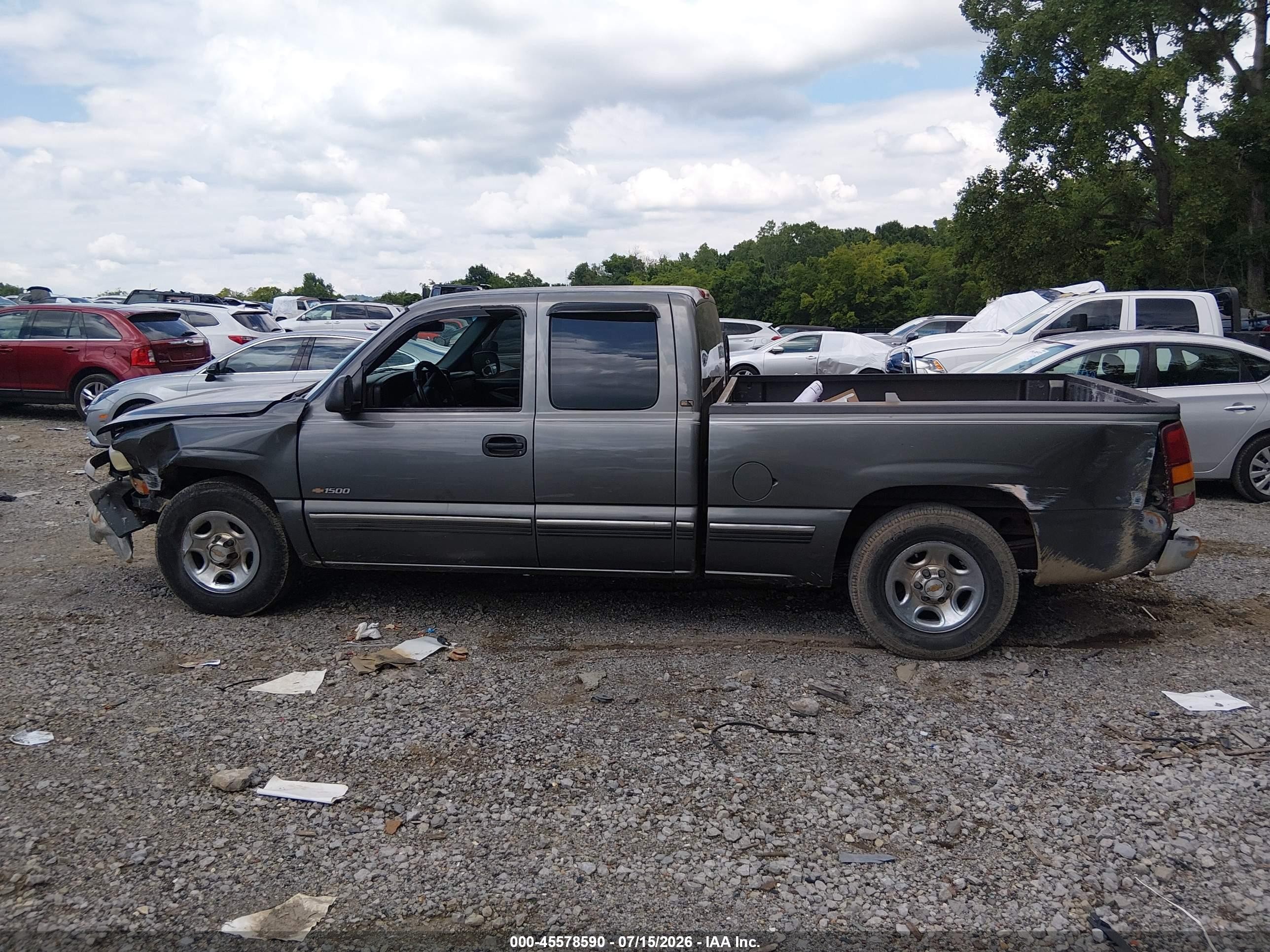 2001 Chevrolet Silverado 1500   Dark Blue vin: 2GCEC19V911324698
