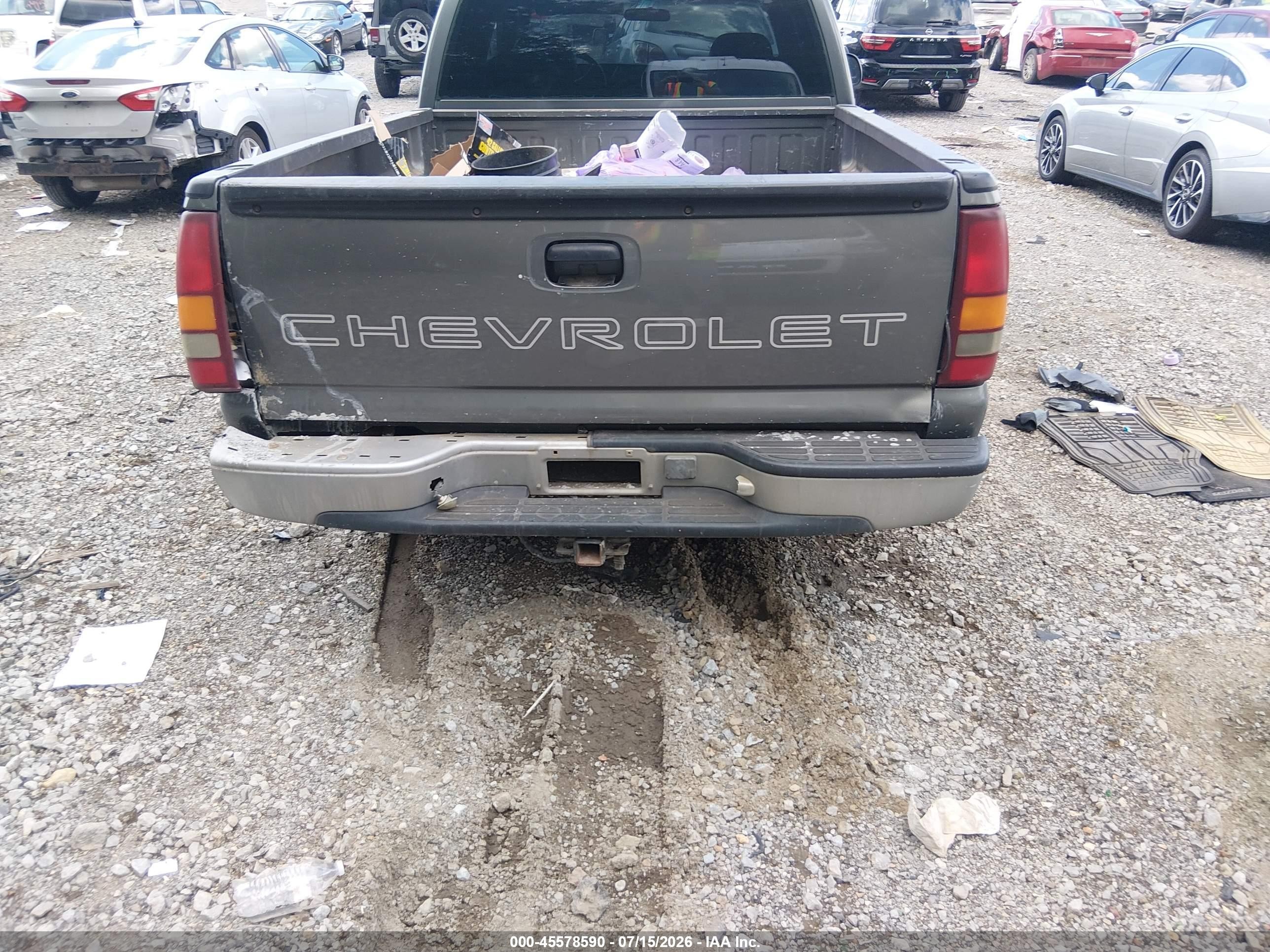 2001 Chevrolet Silverado 1500   Dark Blue vin: 2GCEC19V911324698