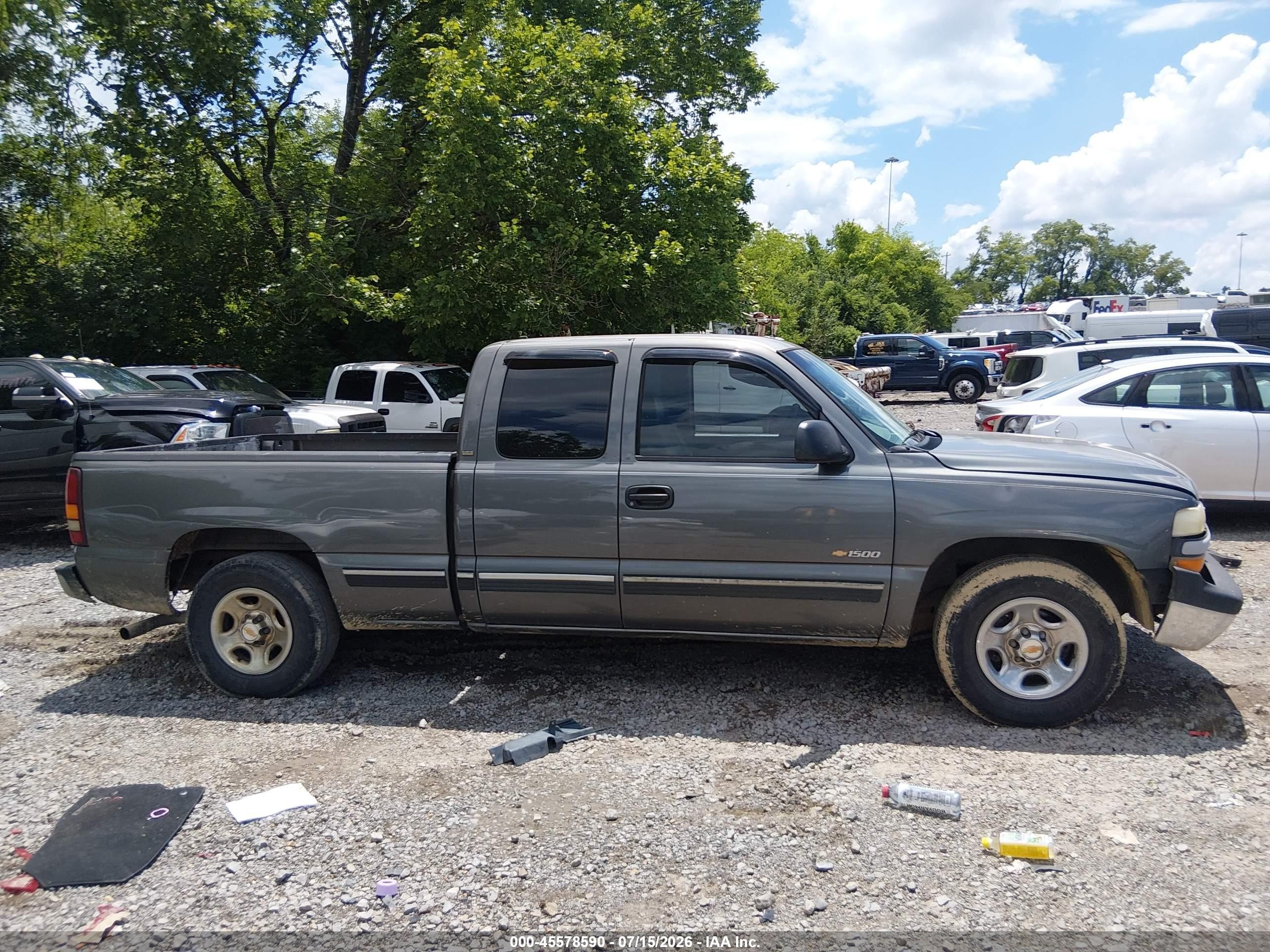 2001 Chevrolet Silverado 1500   Dark Blue vin: 2GCEC19V911324698