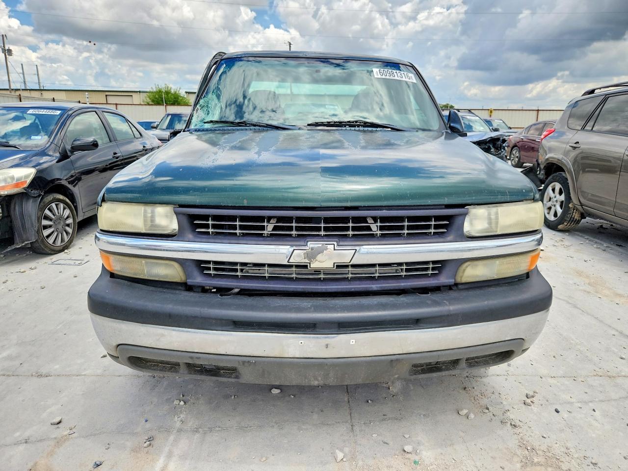 2001 Chevrolet Silverado C1500 Green vin: 2GCEC19V911332347
