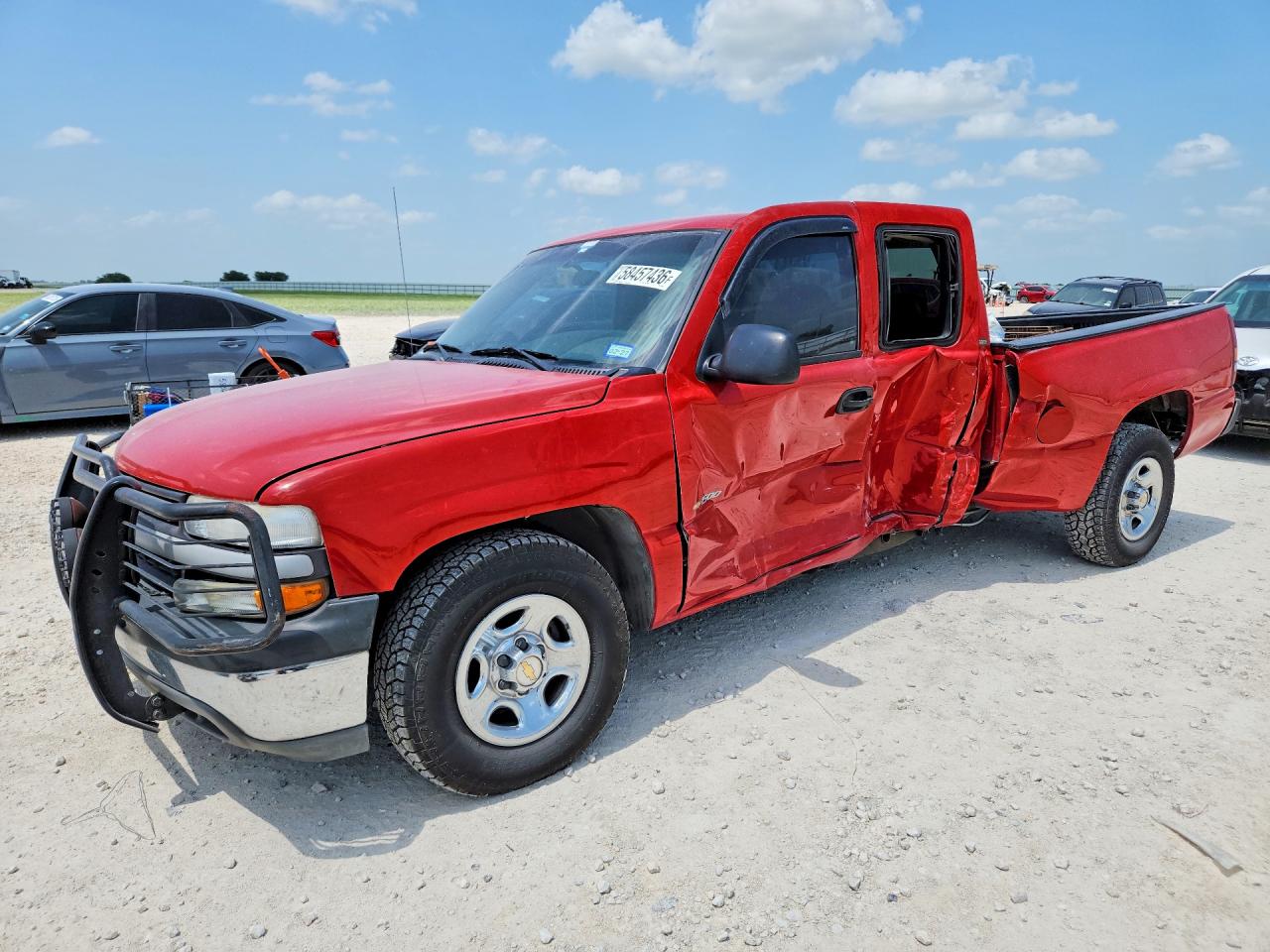 2001 Chevrolet Silverado C1500 Red vin: 2GCEC19V911345339