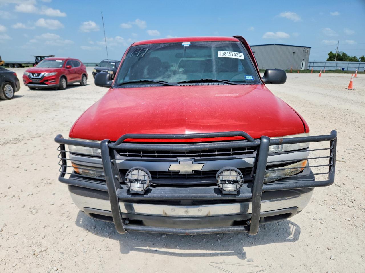 2001 Chevrolet Silverado C1500 Red vin: 2GCEC19V911345339