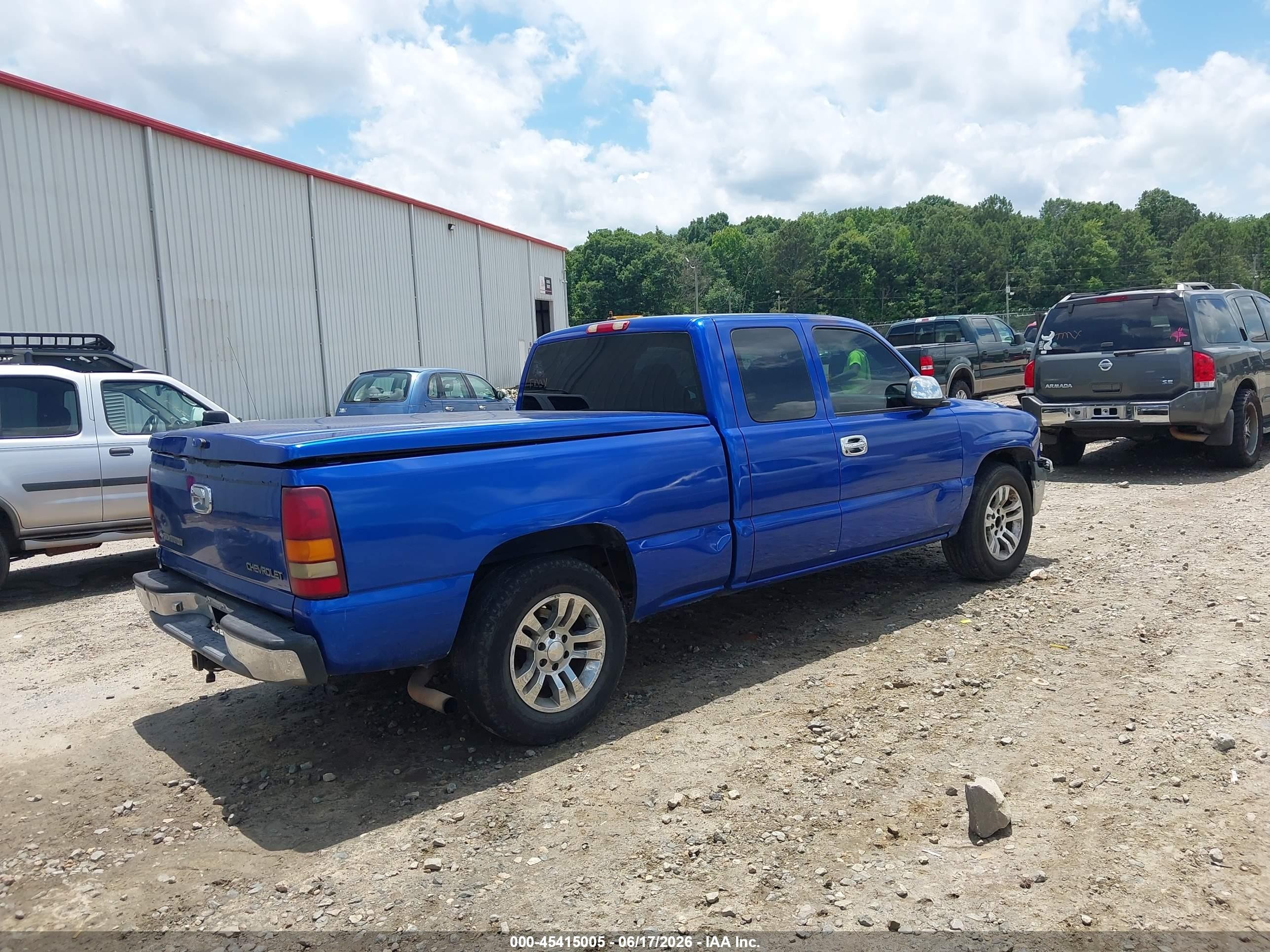 2002 Chevrolet Silverado 1500 Ls Синий vin: 2GCEC19V921275388