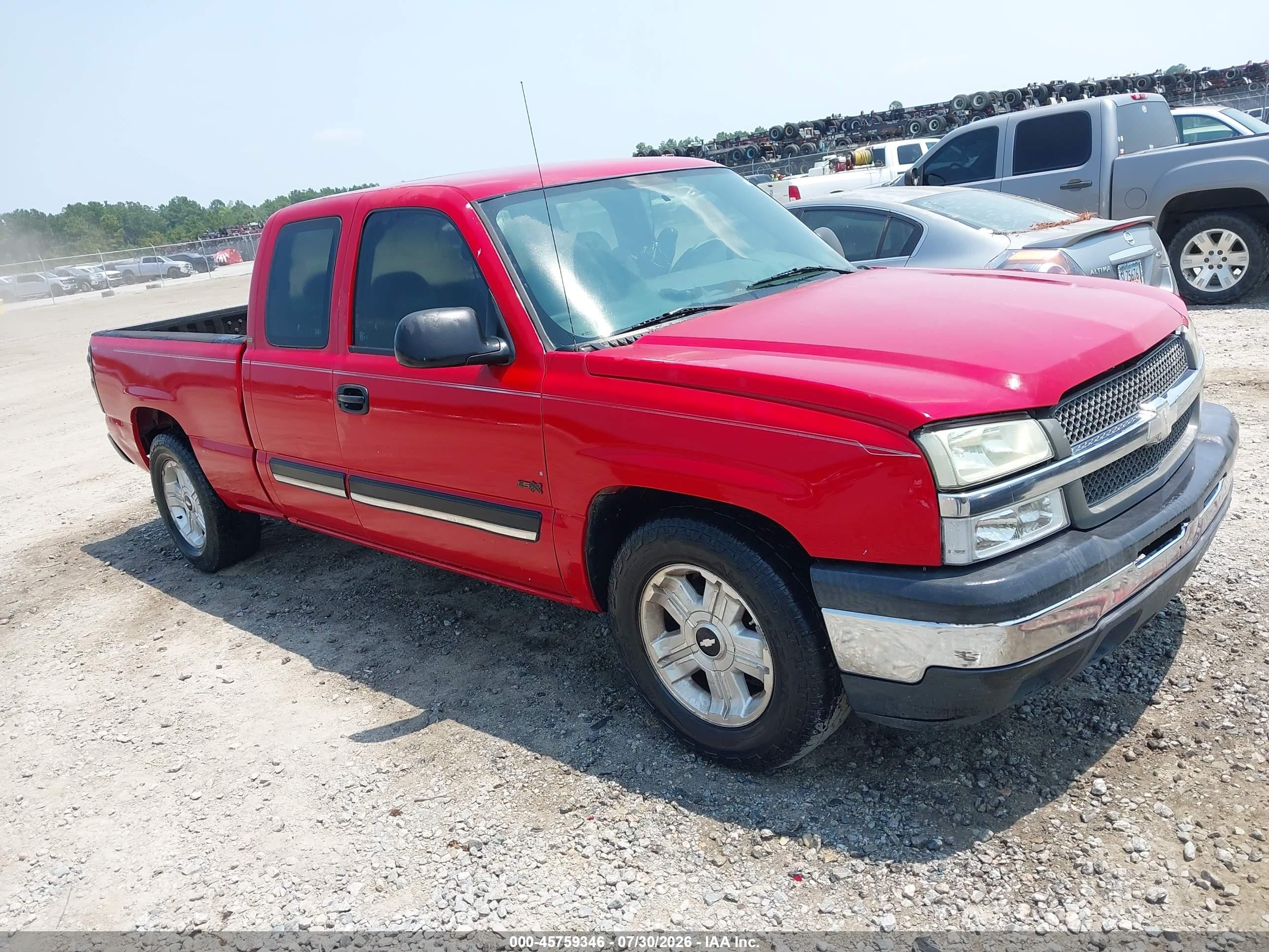 2004 Chevrolet Silverado 1500   Red vin: 2GCEC19V941135506