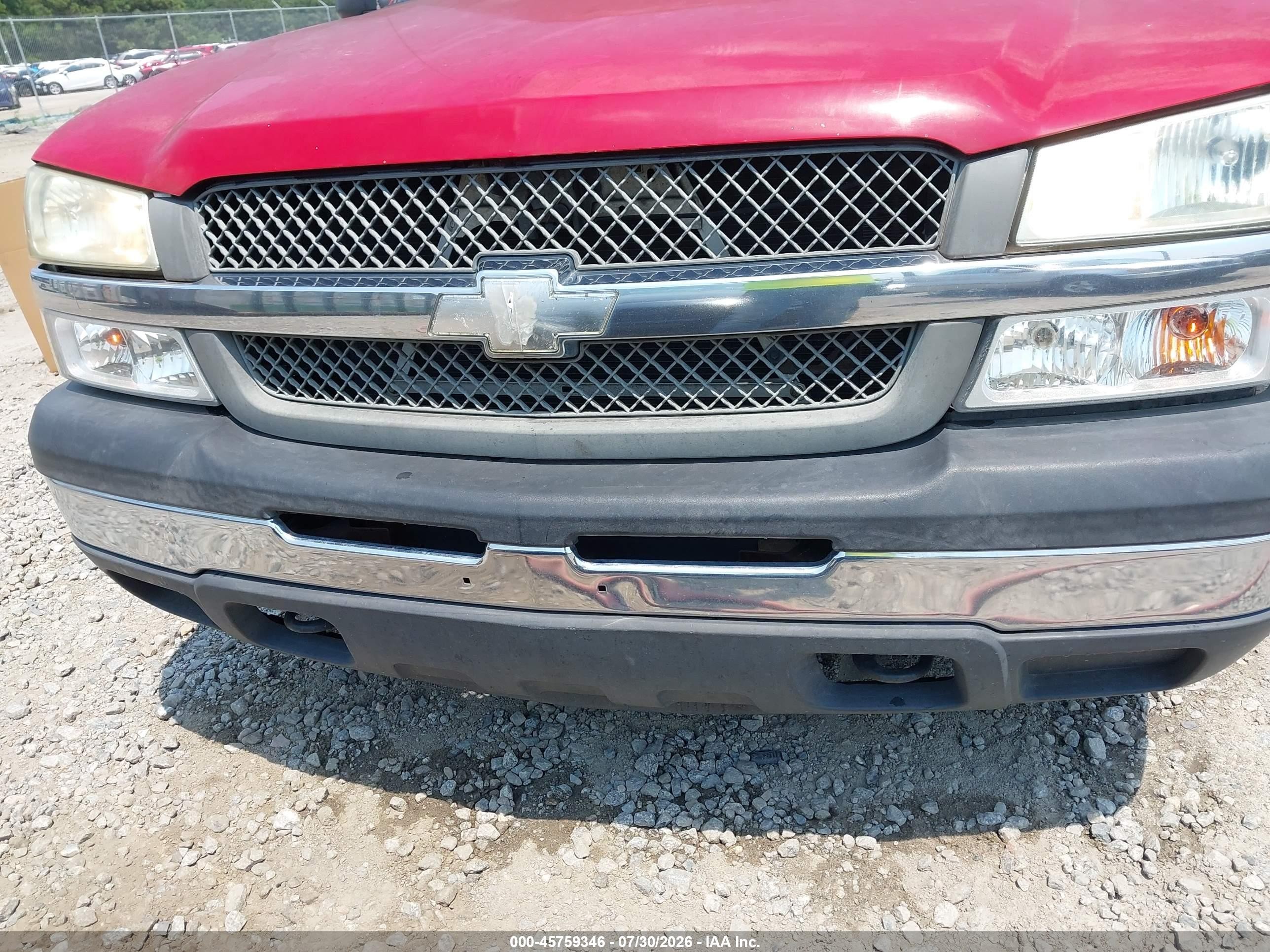2004 Chevrolet Silverado 1500   Red vin: 2GCEC19V941135506
