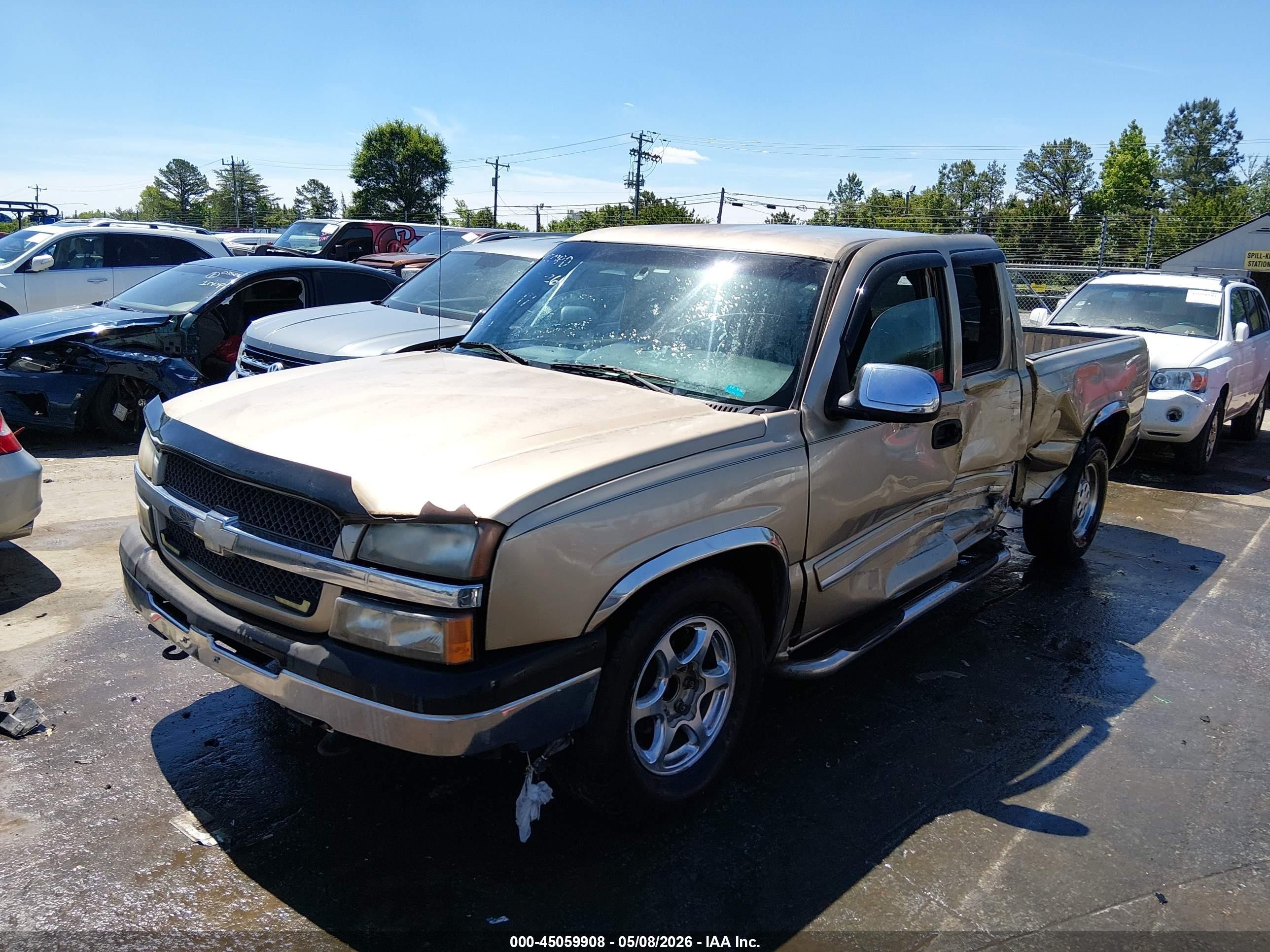 2004 Chevrolet Silverado 1500 Ls Gold vin: 2GCEC19V941150197