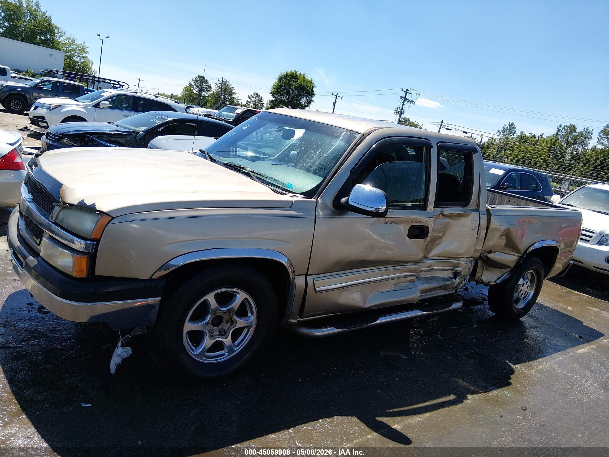 2004 Chevrolet Silverado 1500 Ls Gold vin: 2GCEC19V941150197