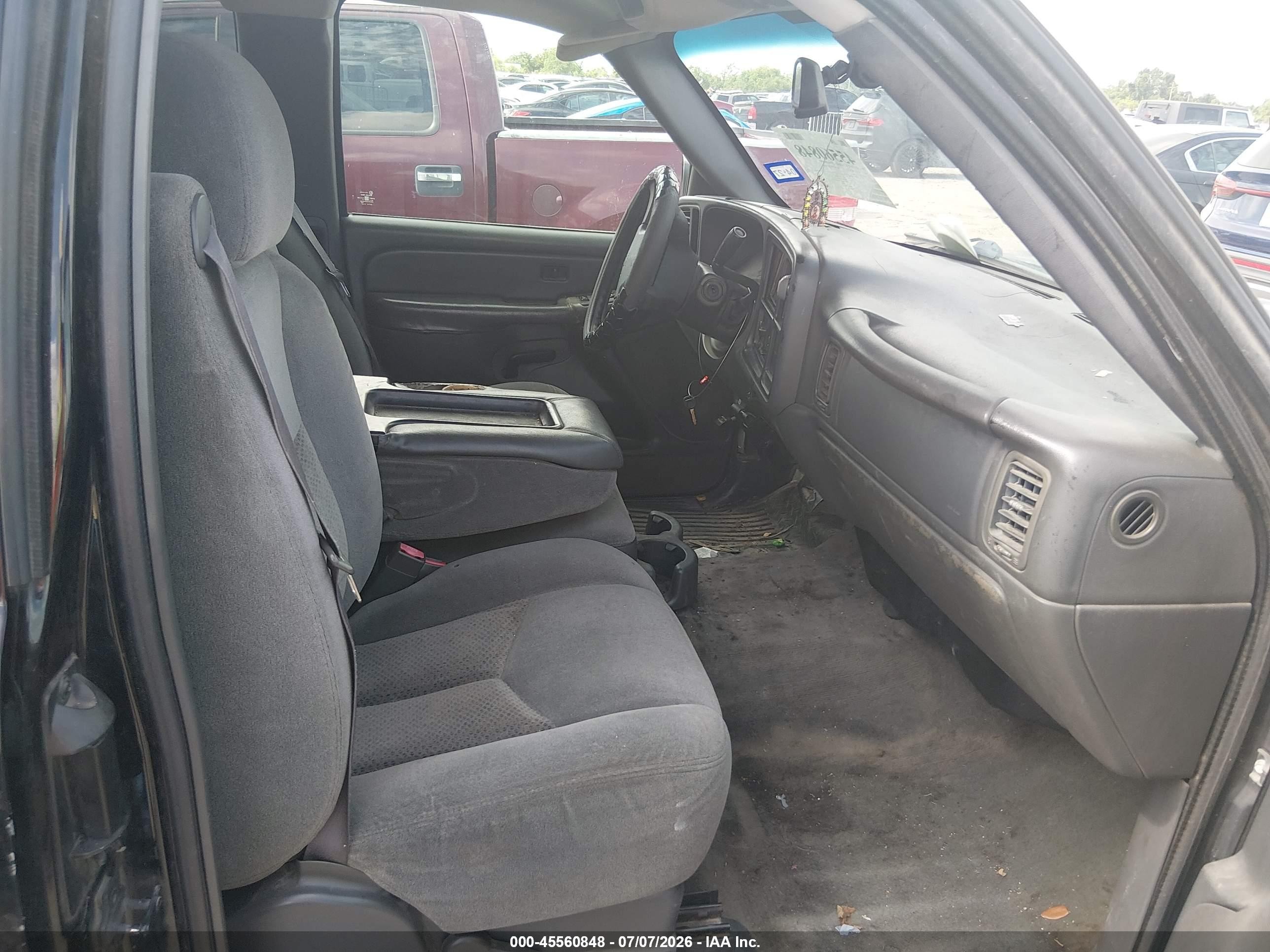 2004 Chevrolet Silverado 1500 Ls Black vin: 2GCEC19V941194832