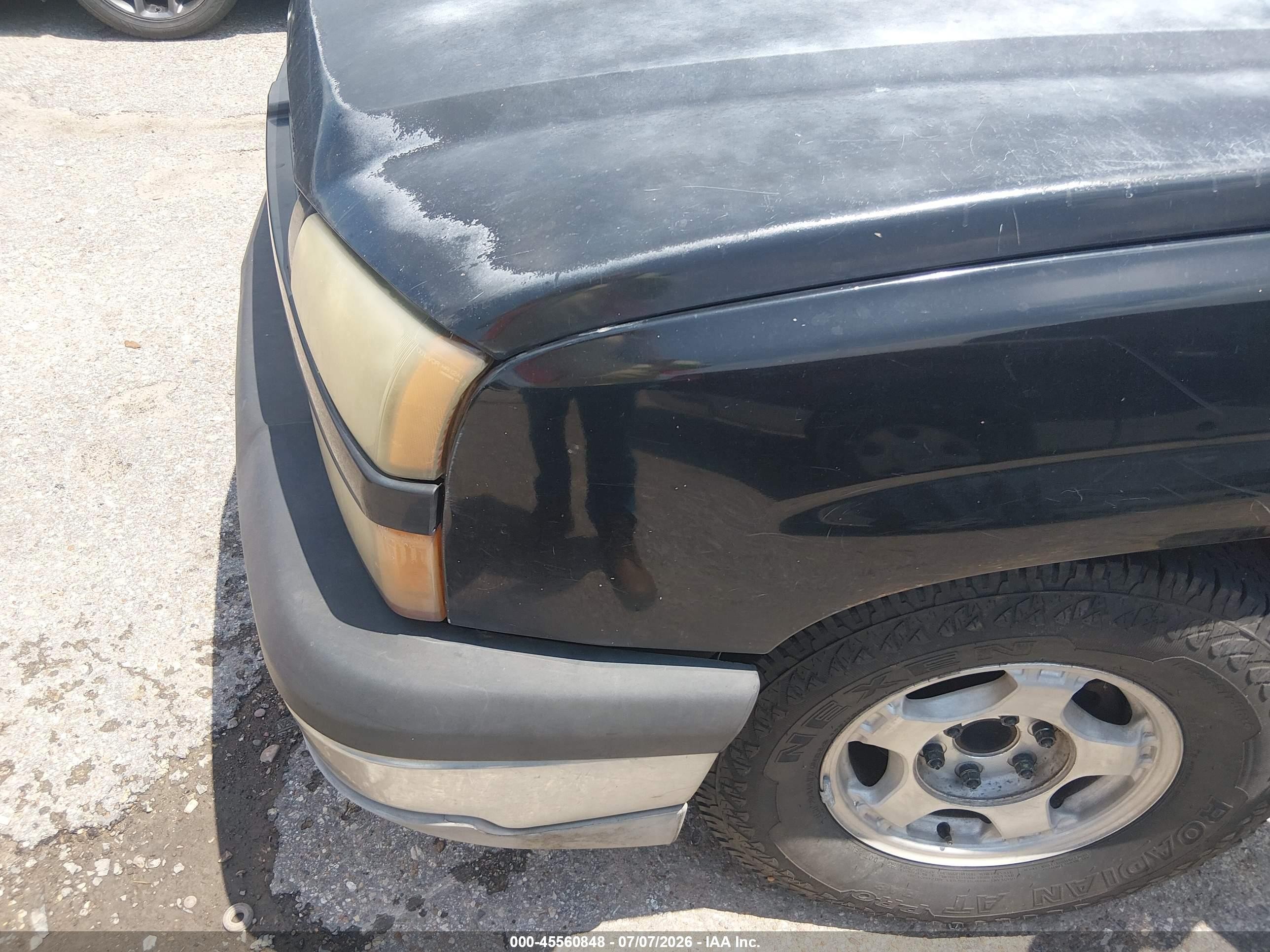 2004 Chevrolet Silverado 1500 Ls Black vin: 2GCEC19V941194832