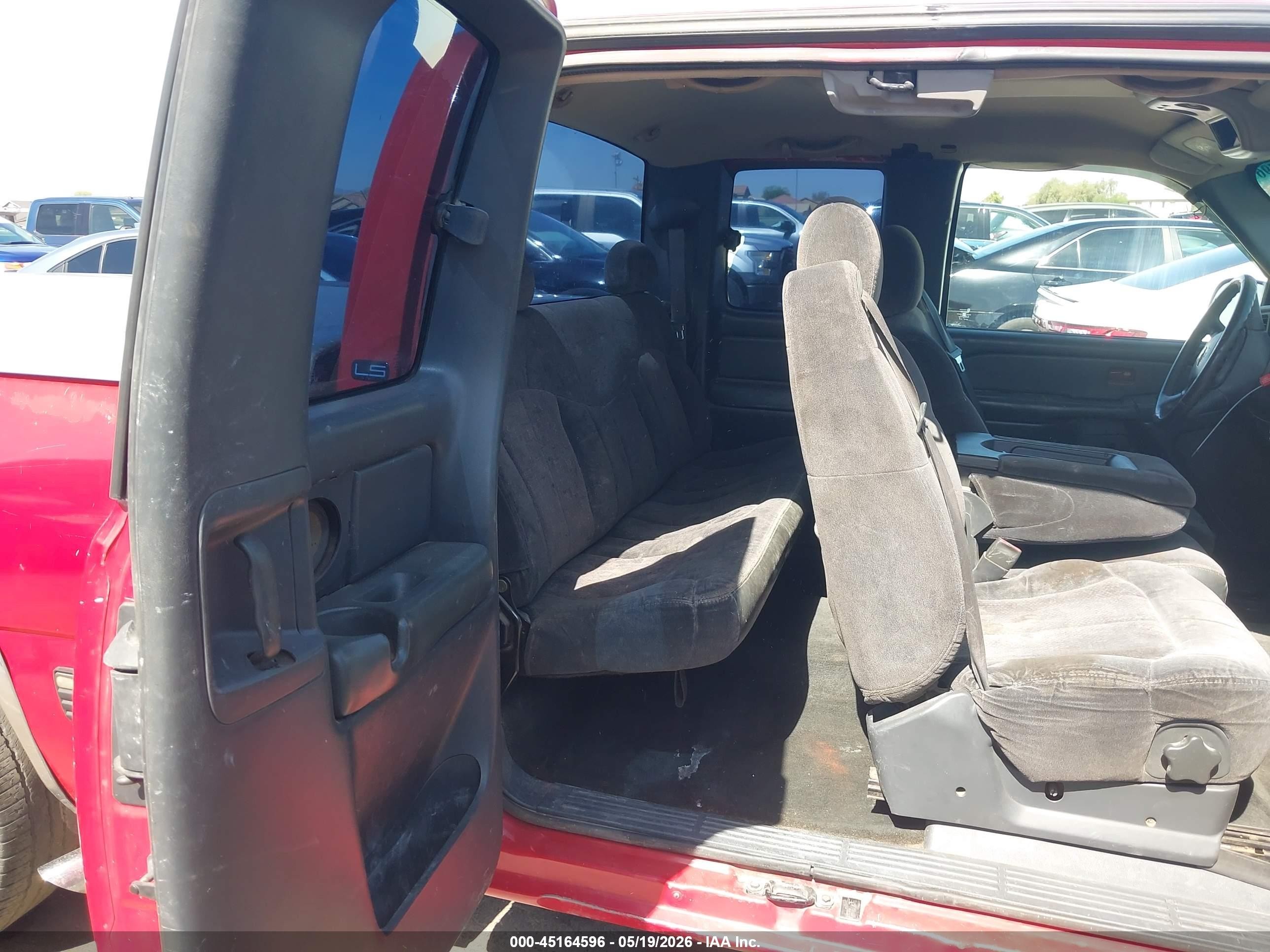 2000 Chevrolet Silverado 1500 Ls Red vin: 2GCEC19V9Y1112667