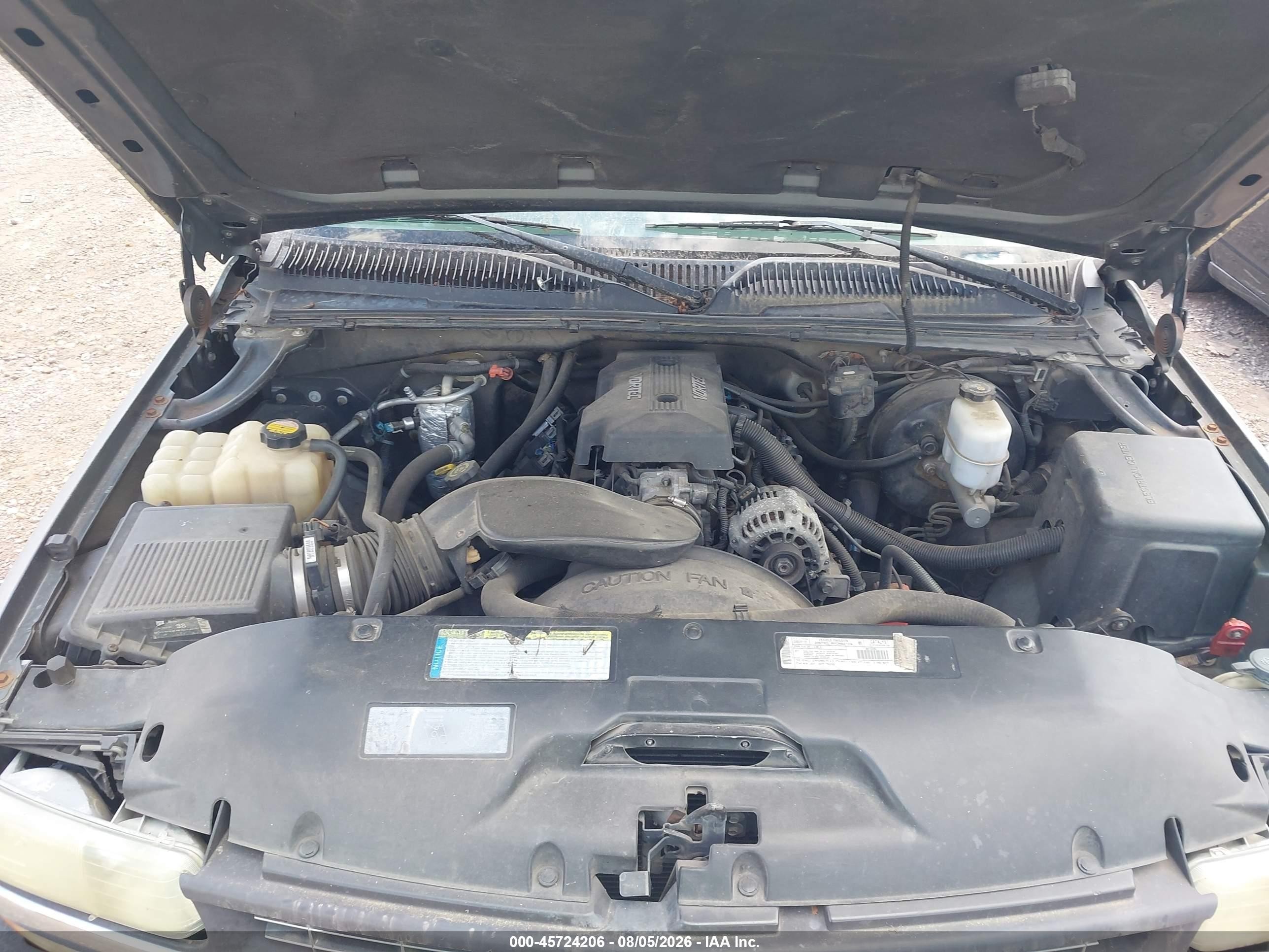 2000 Chevrolet Silverado 1500 Ls Gray vin: 2GCEC19V9Y1383616