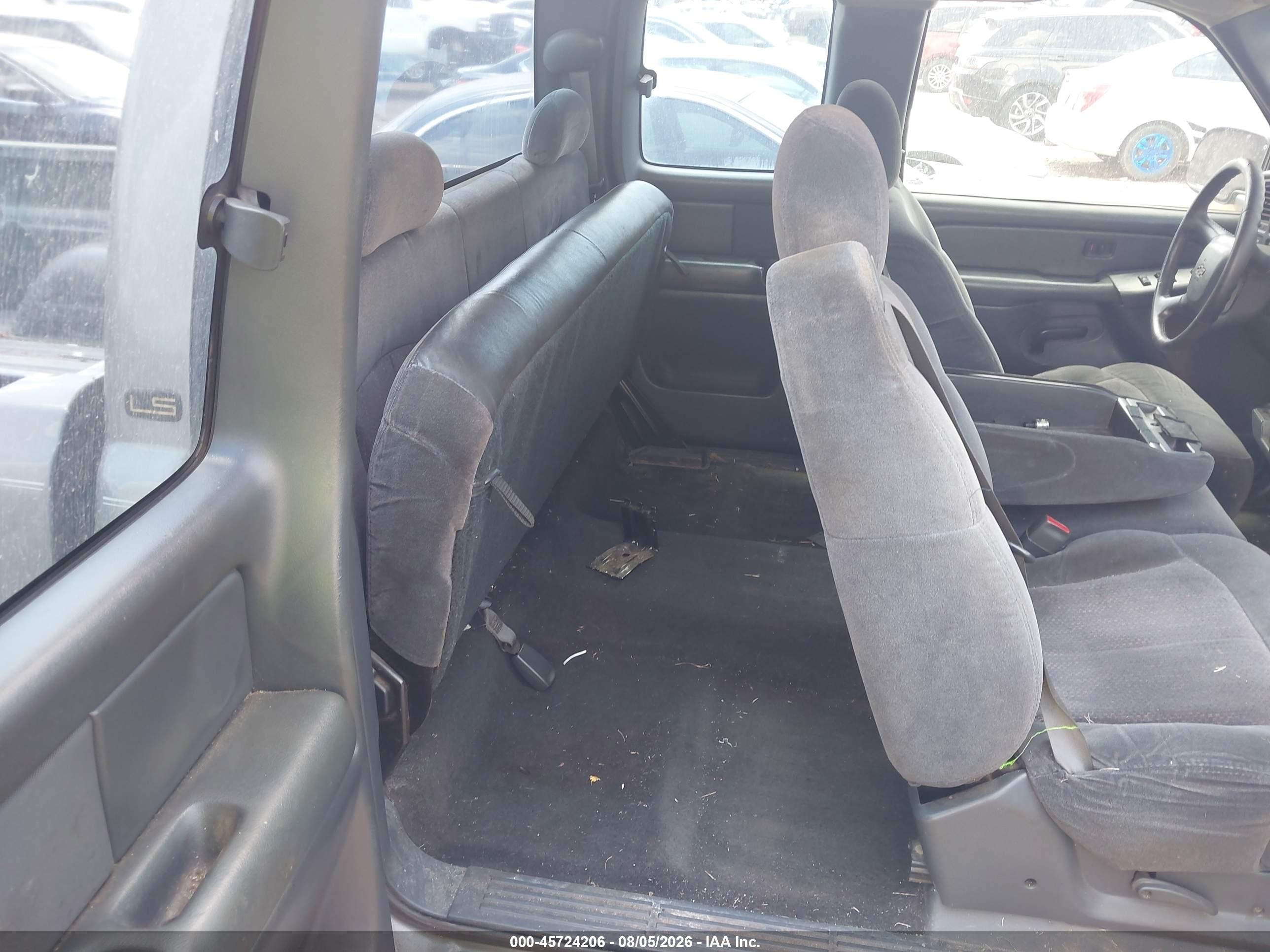 2000 Chevrolet Silverado 1500 Ls Gray vin: 2GCEC19V9Y1383616