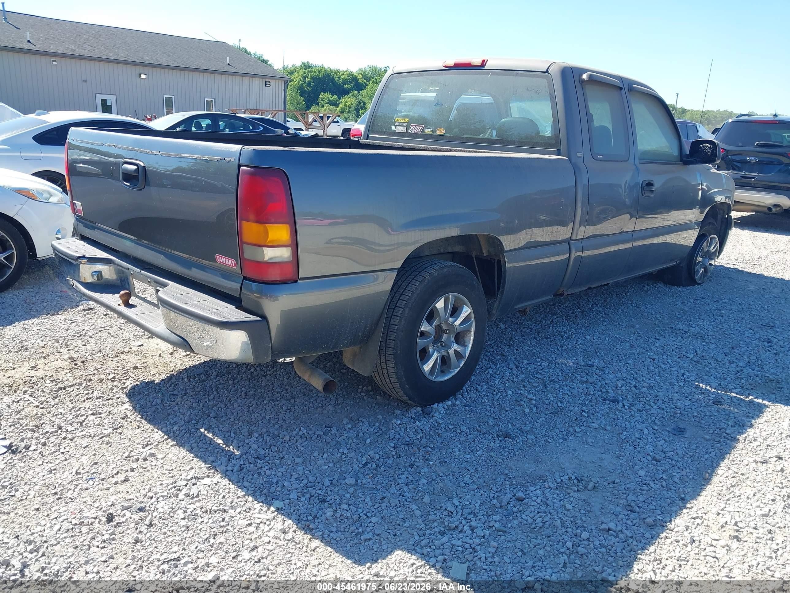 2001 Chevrolet Silverado 1500   Gray vin: 2GCEC19W011234249