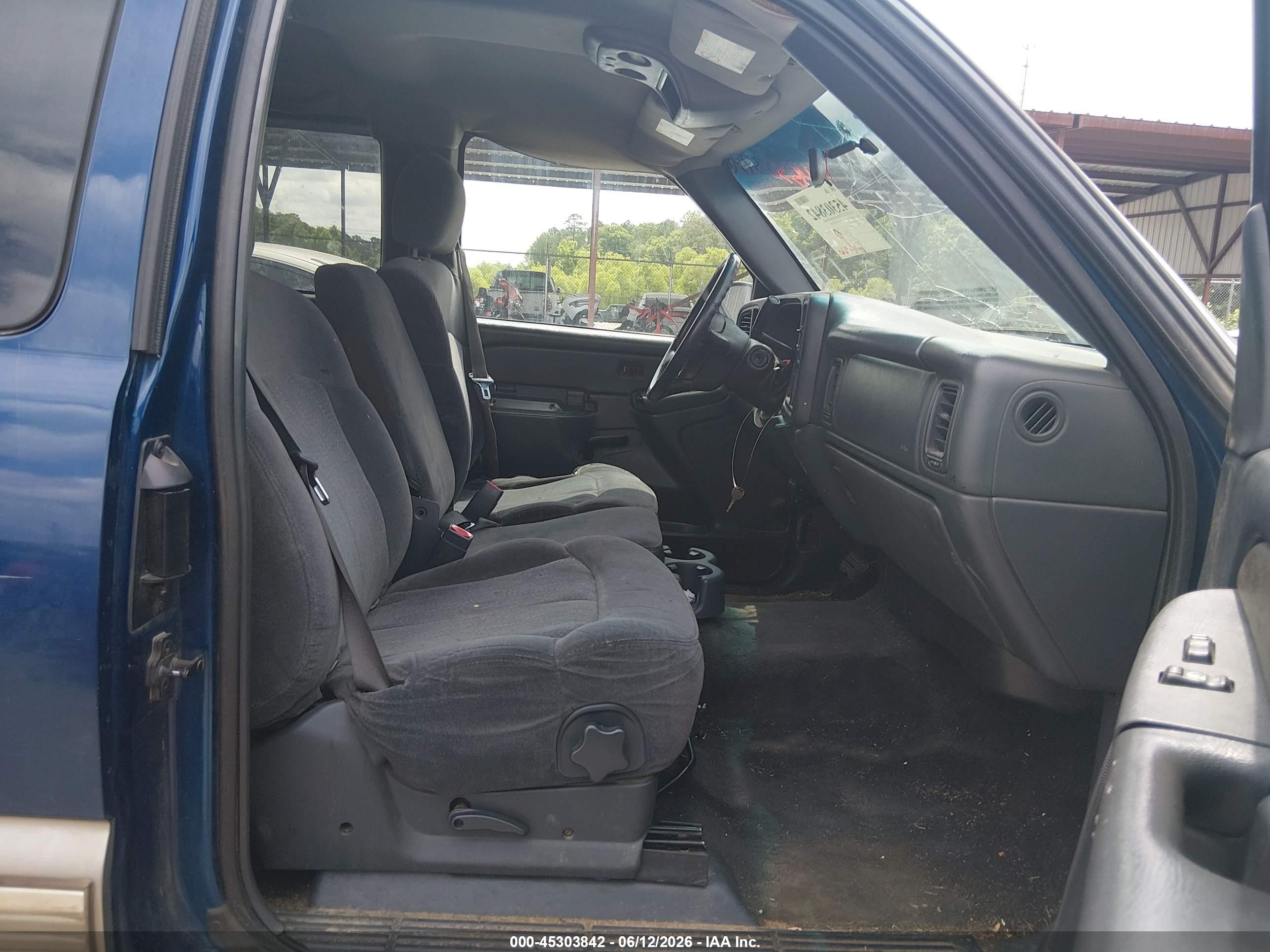 2002 Chevrolet Silverado 1500 Ls Blue vin: 2GCEC19W121161832