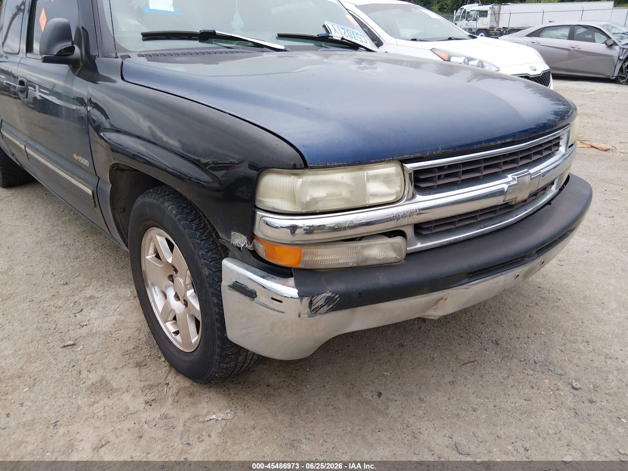 1999 Chevrolet Silverado 1500   Blue vin: 2GCEC19W1X1252803