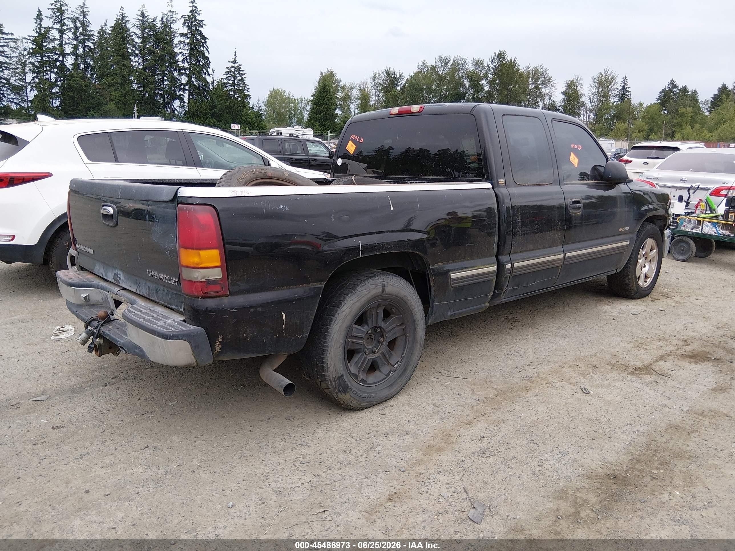 1999 Chevrolet Silverado 1500   Blue vin: 2GCEC19W1X1252803