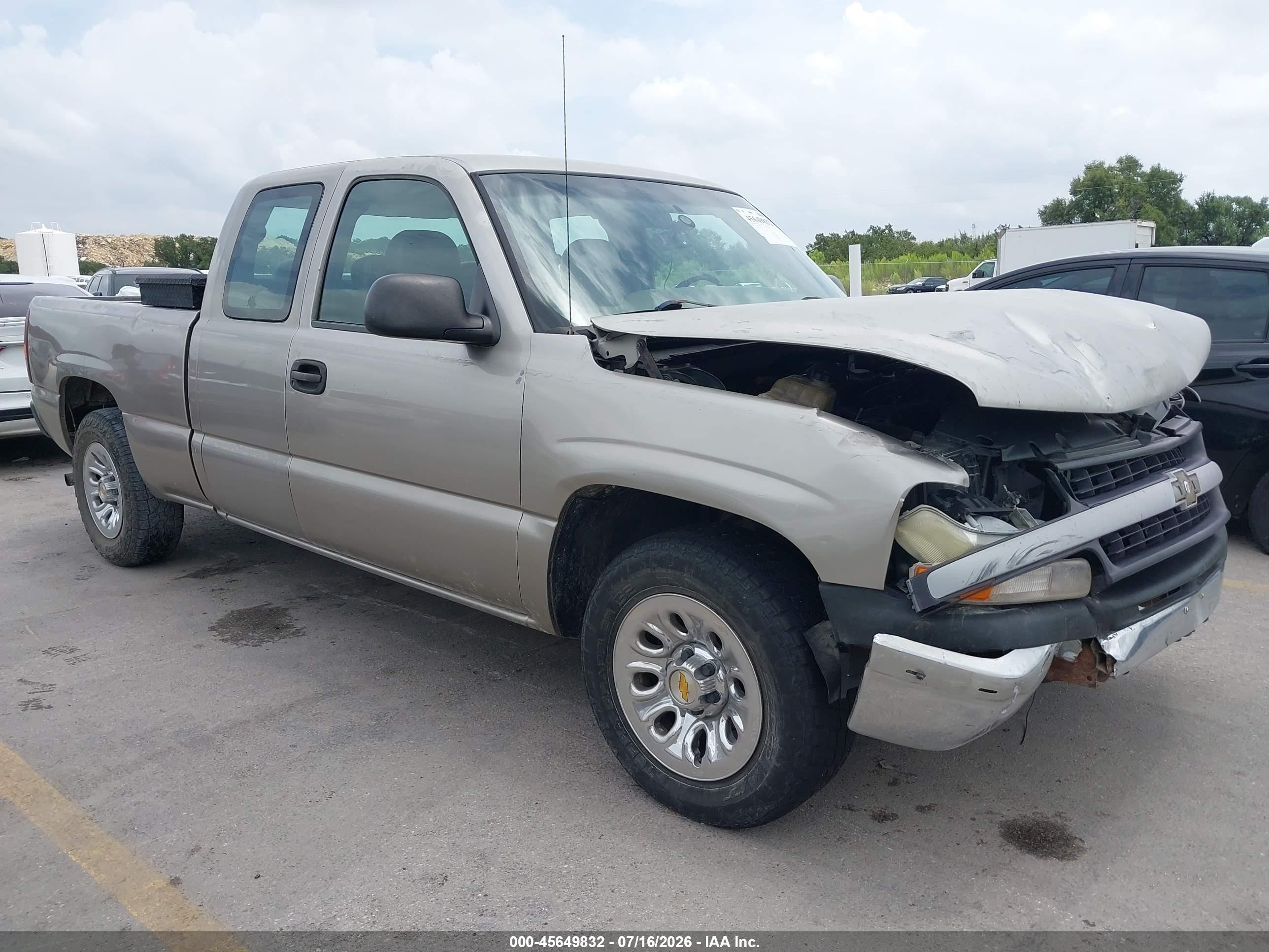 2002 Chevrolet Silverado 1500   Brown vin: 2GCEC19W321327848