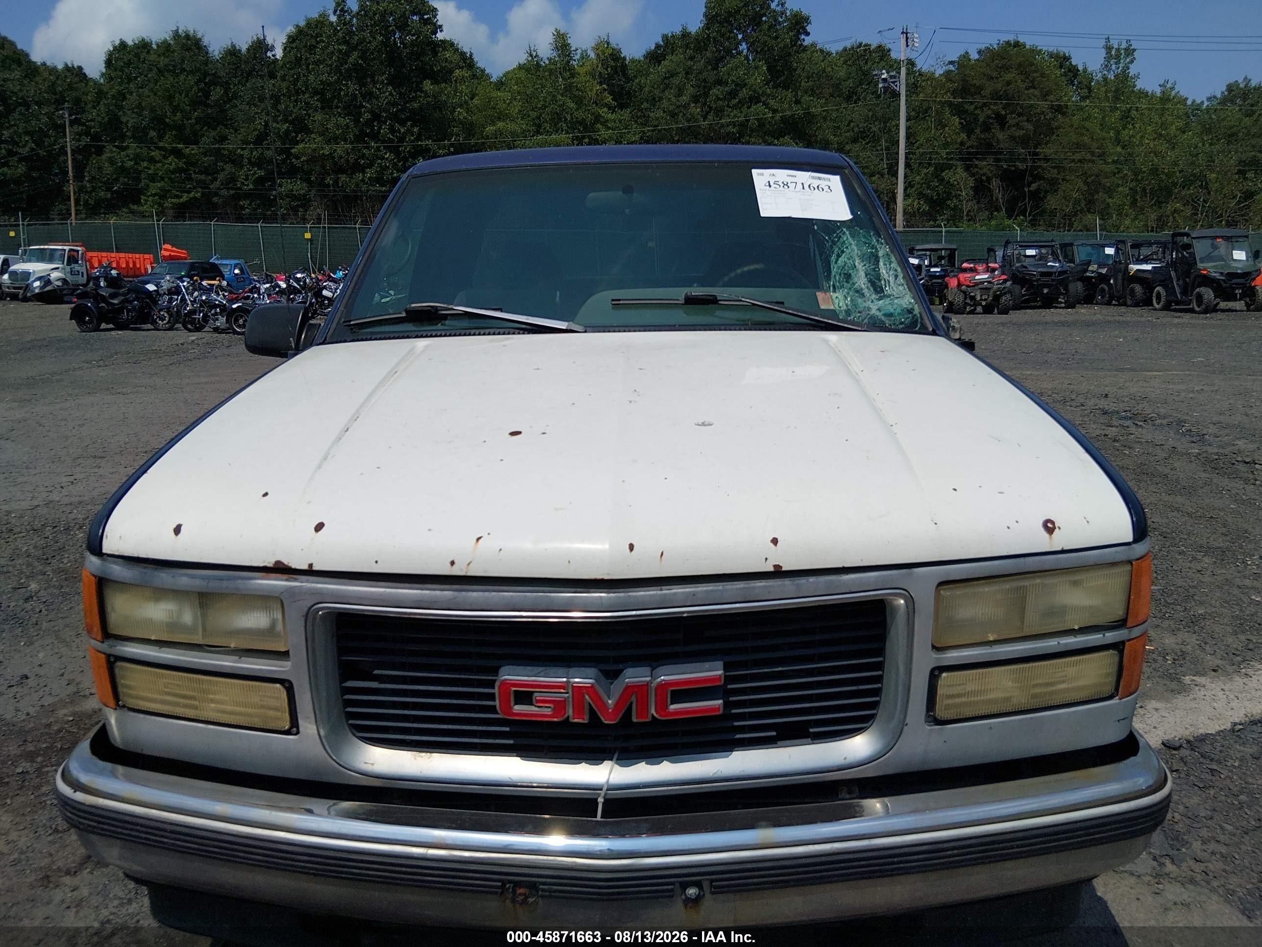 1996 Chevrolet Gmt-400 C1500 Blue vin: 2GCEC19W3T1150946