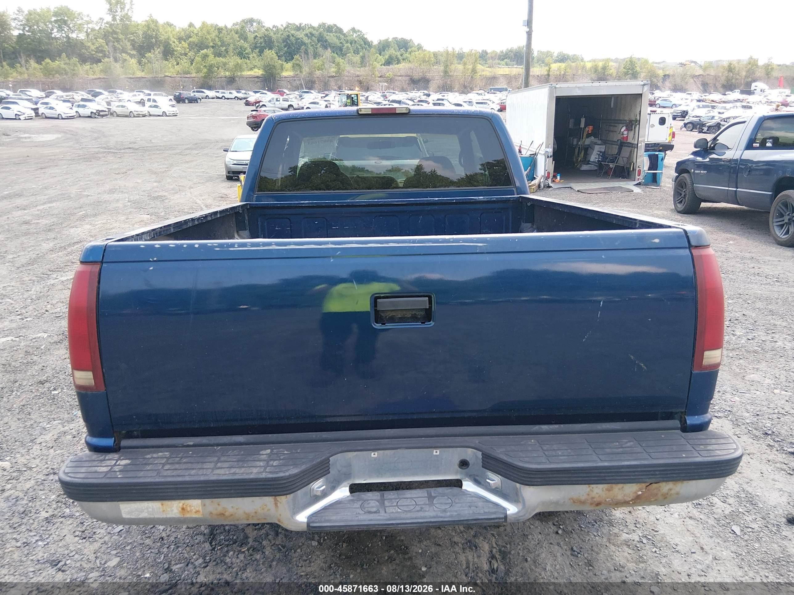 1996 Chevrolet Gmt-400 C1500 Blue vin: 2GCEC19W3T1150946
