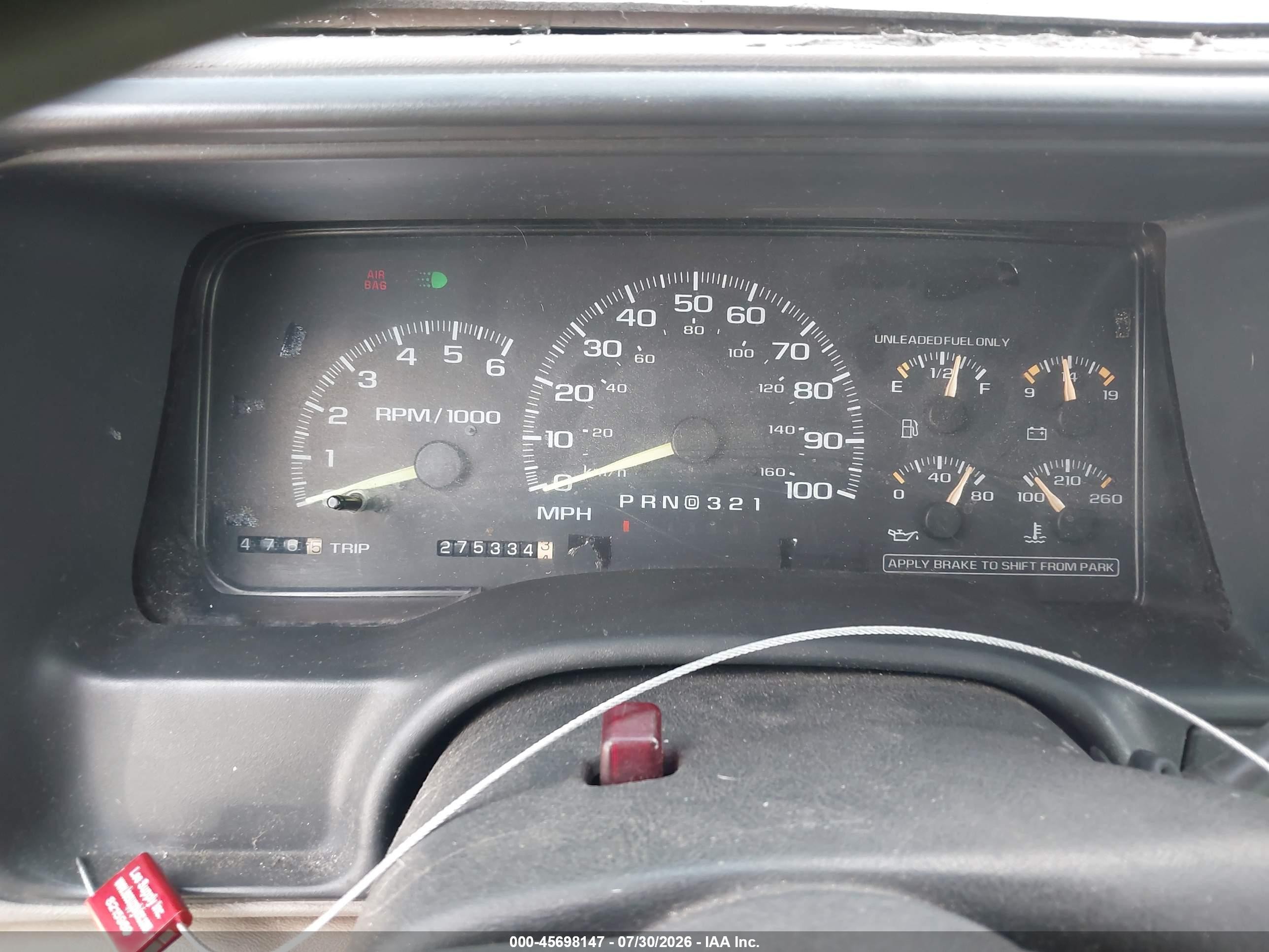 1997 Chevrolet C1500 Fleetside Green vin: 2GCEC19W3V1108828