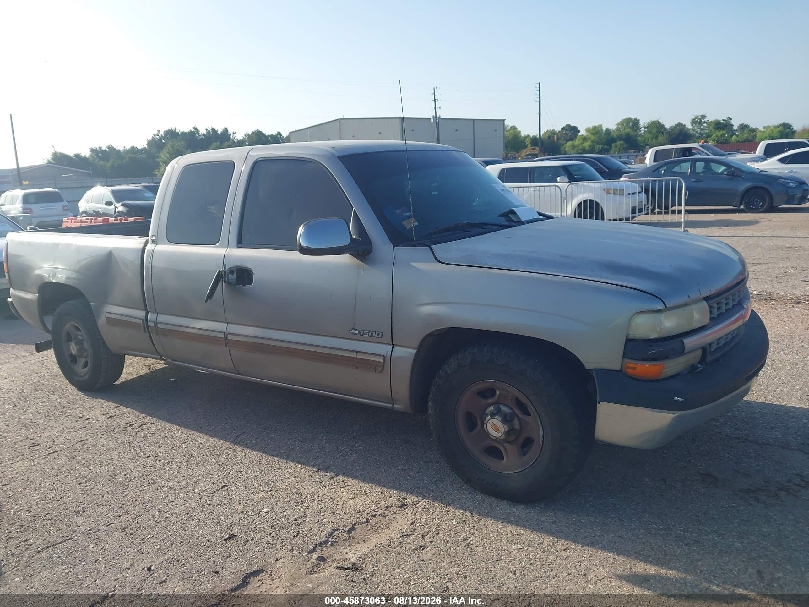 2001 Chevrolet Silverado 1500 Ls Beige vin: 2GCEC19W711136030