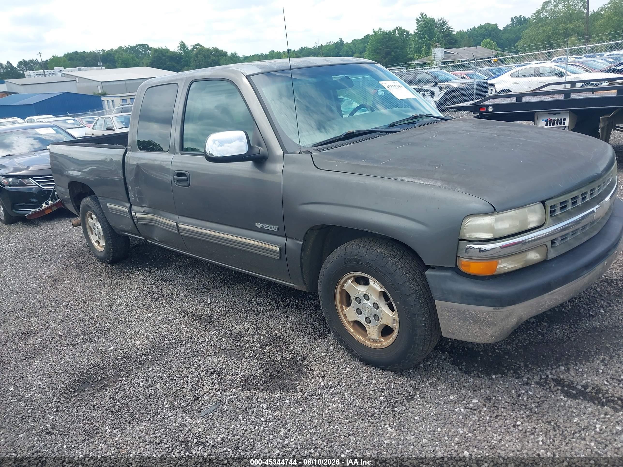 2000 Chevrolet Silverado 1500 Ls Gray vin: 2GCEC19W7Y1330292