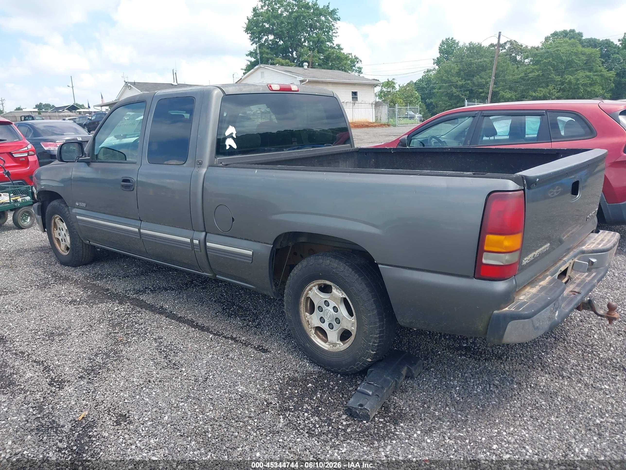 2000 Chevrolet Silverado 1500 Ls Gray vin: 2GCEC19W7Y1330292