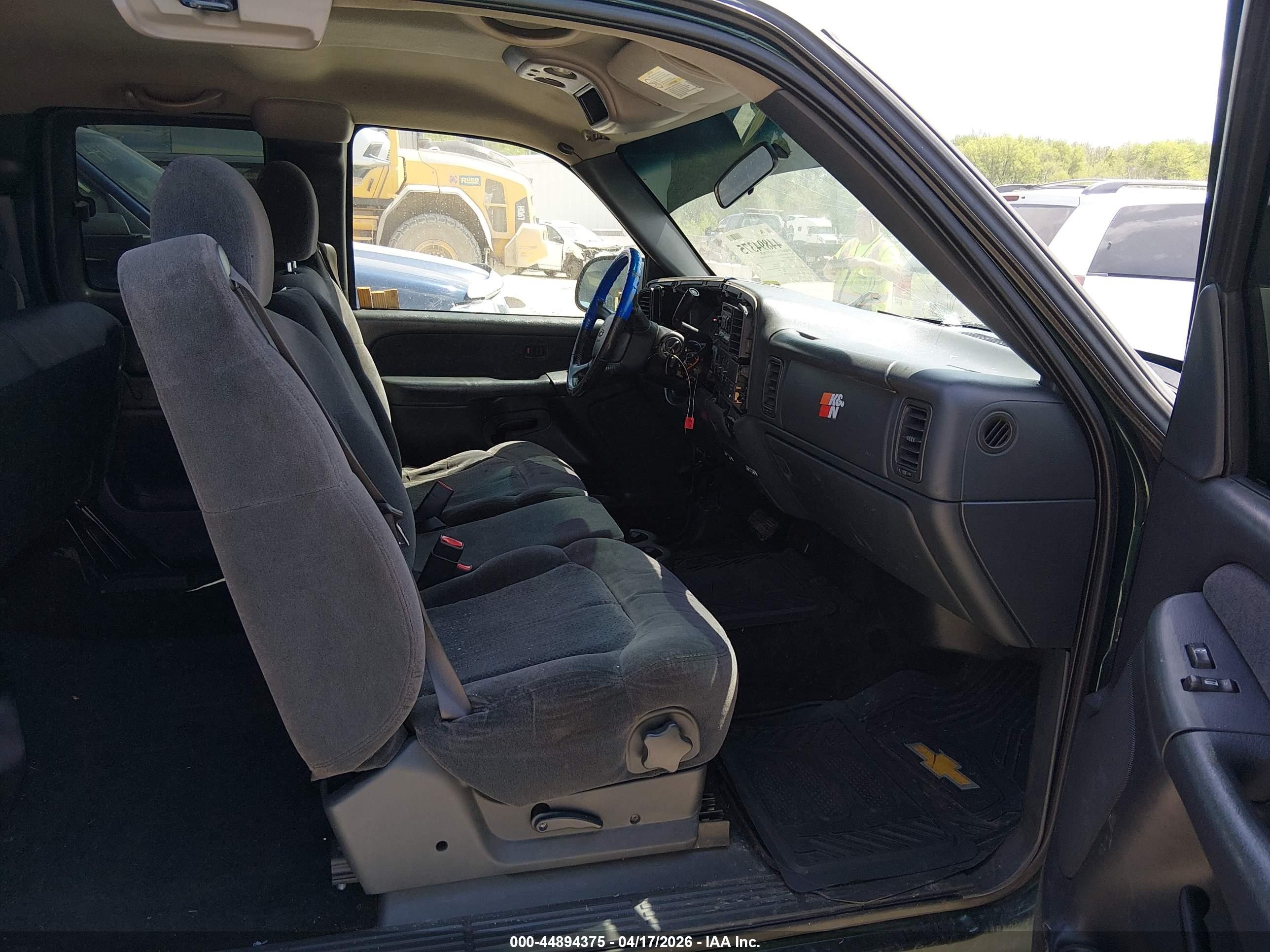 2002 Chevrolet Silverado 1500 Ls Green vin: 2GCEC19W921297657