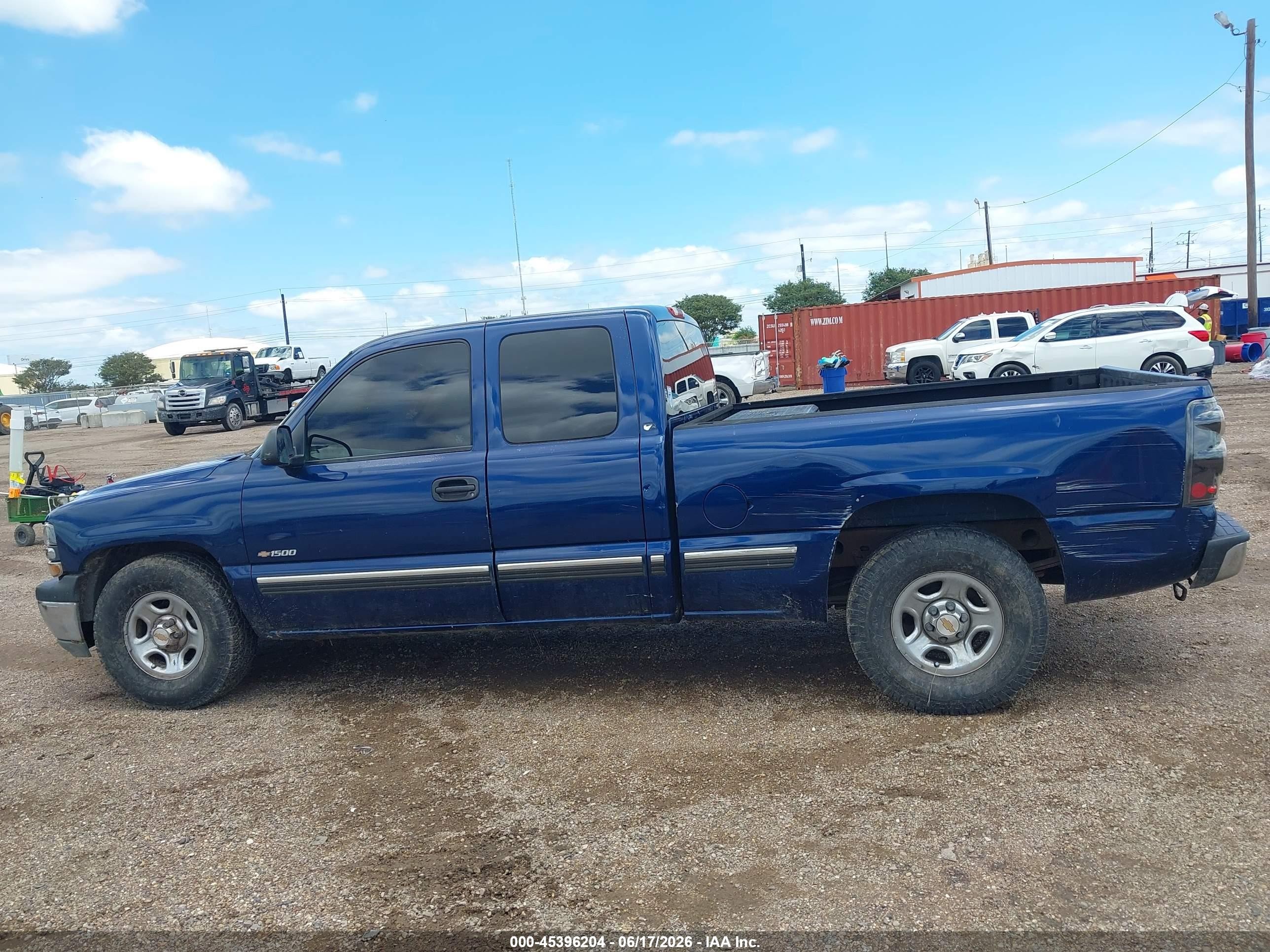2002 Chevrolet Silverado 1500   Blue vin: 2GCEC19W921306938