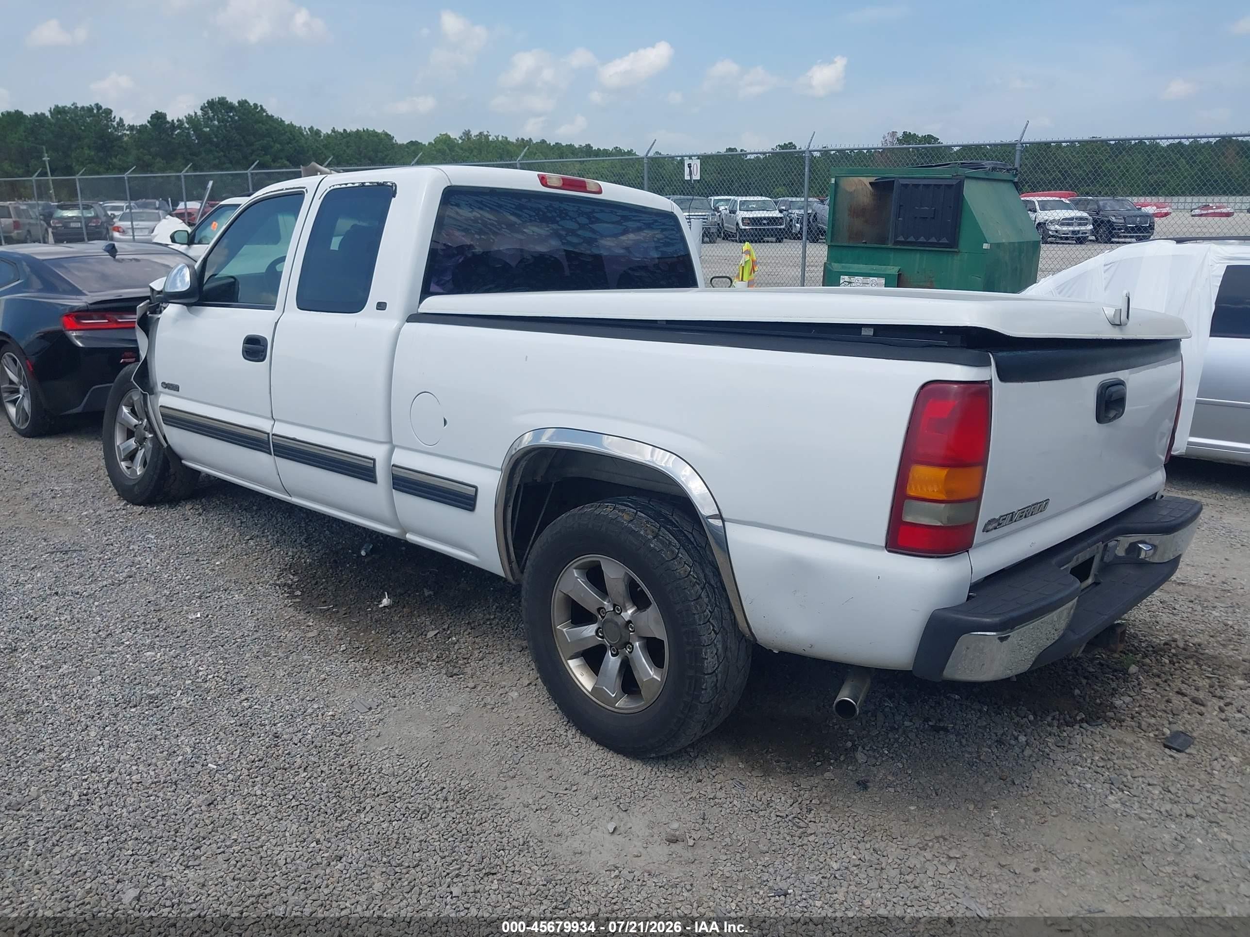 1999 Chevrolet Silverado 1500 Ls Белый vin: 2GCEC19WXX1154384