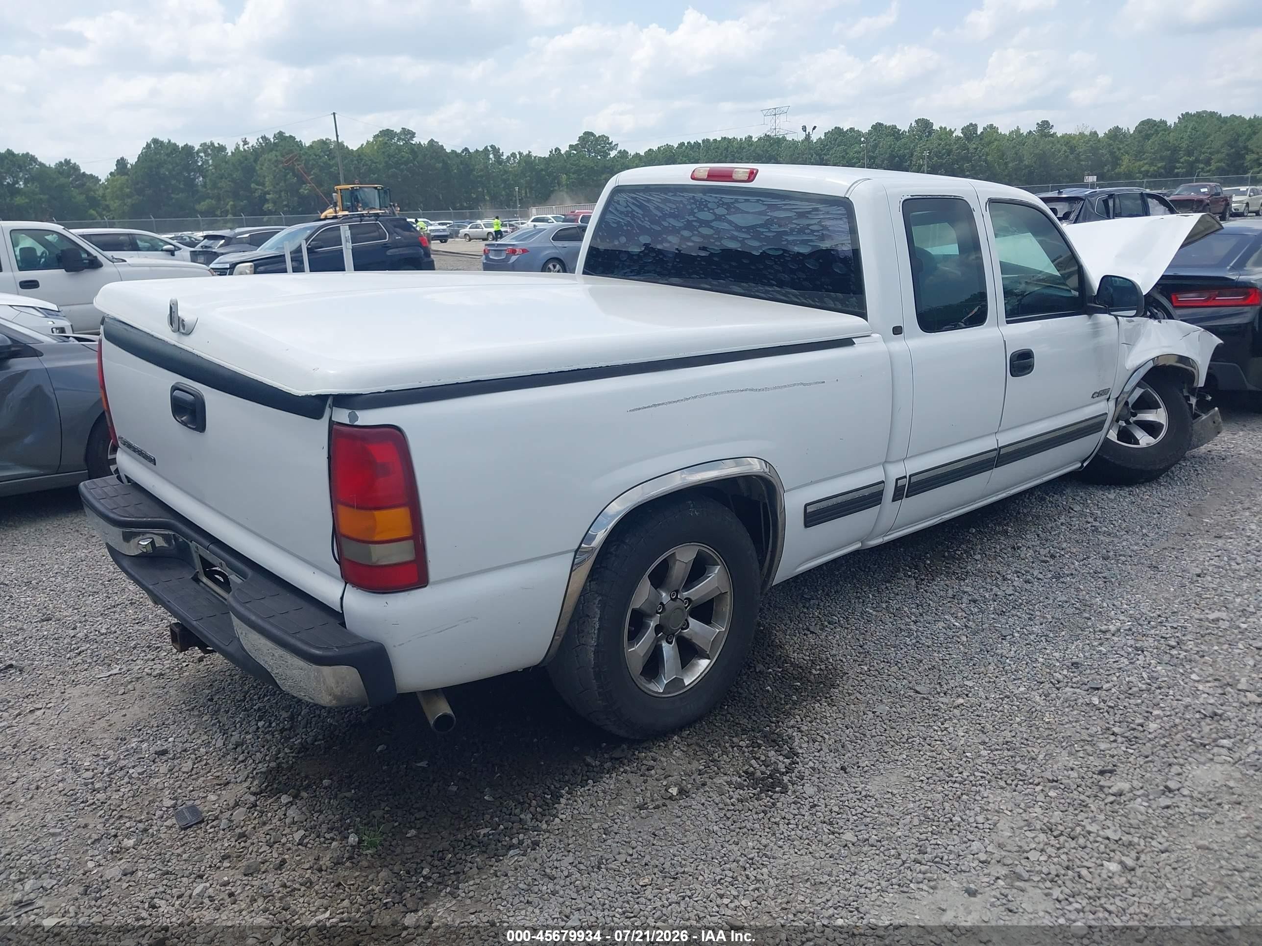 1999 Chevrolet Silverado 1500 Ls Белый vin: 2GCEC19WXX1154384