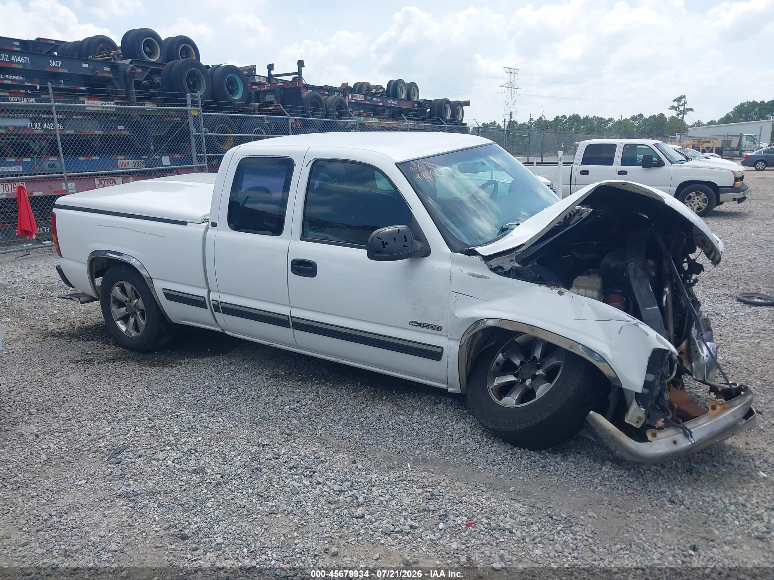 1999 Chevrolet Silverado 1500 Ls Белый vin: 2GCEC19WXX1154384