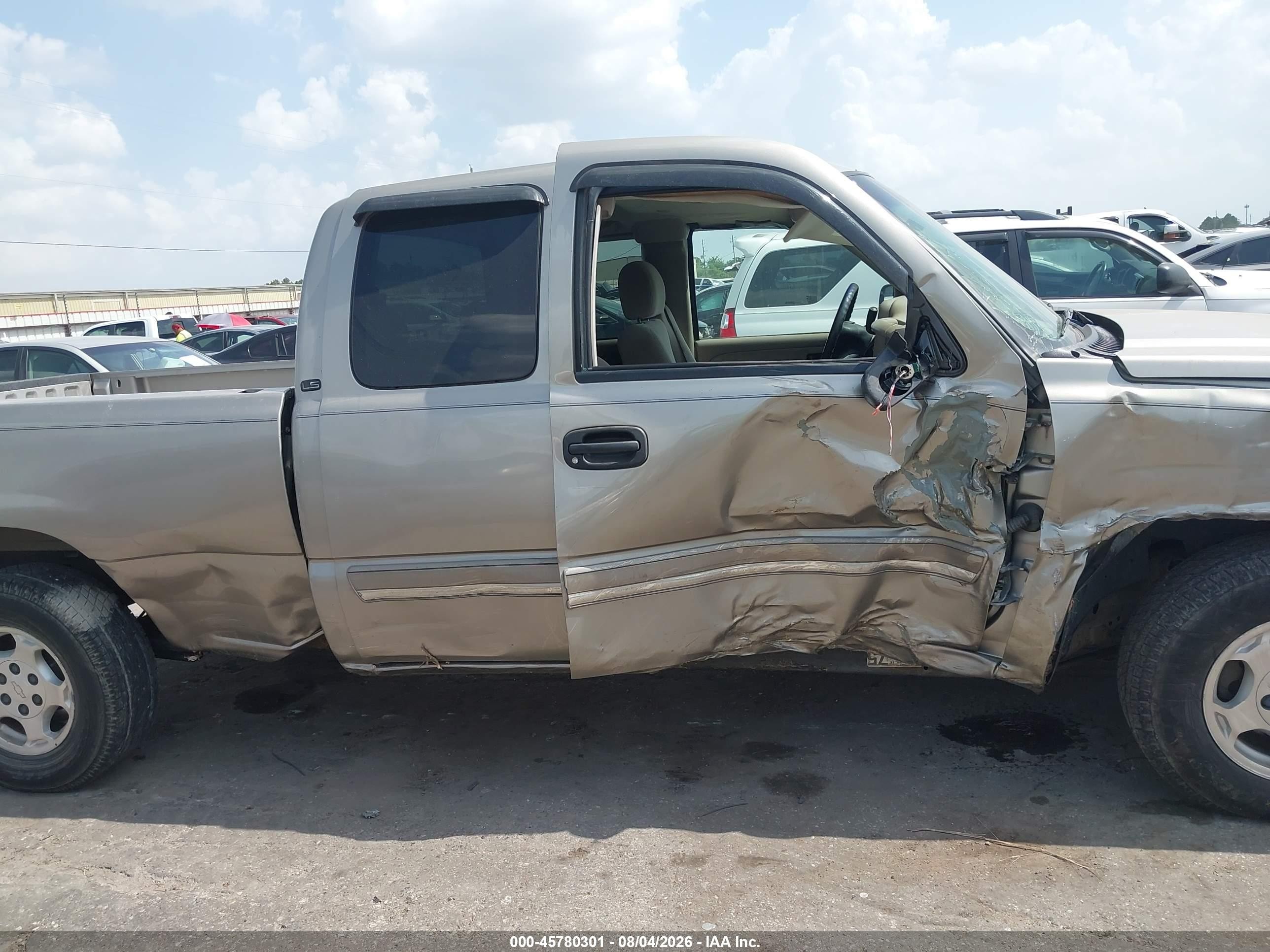 2003 Chevrolet Silverado 1500 Ls Beige vin: 2GCEC19X531394588