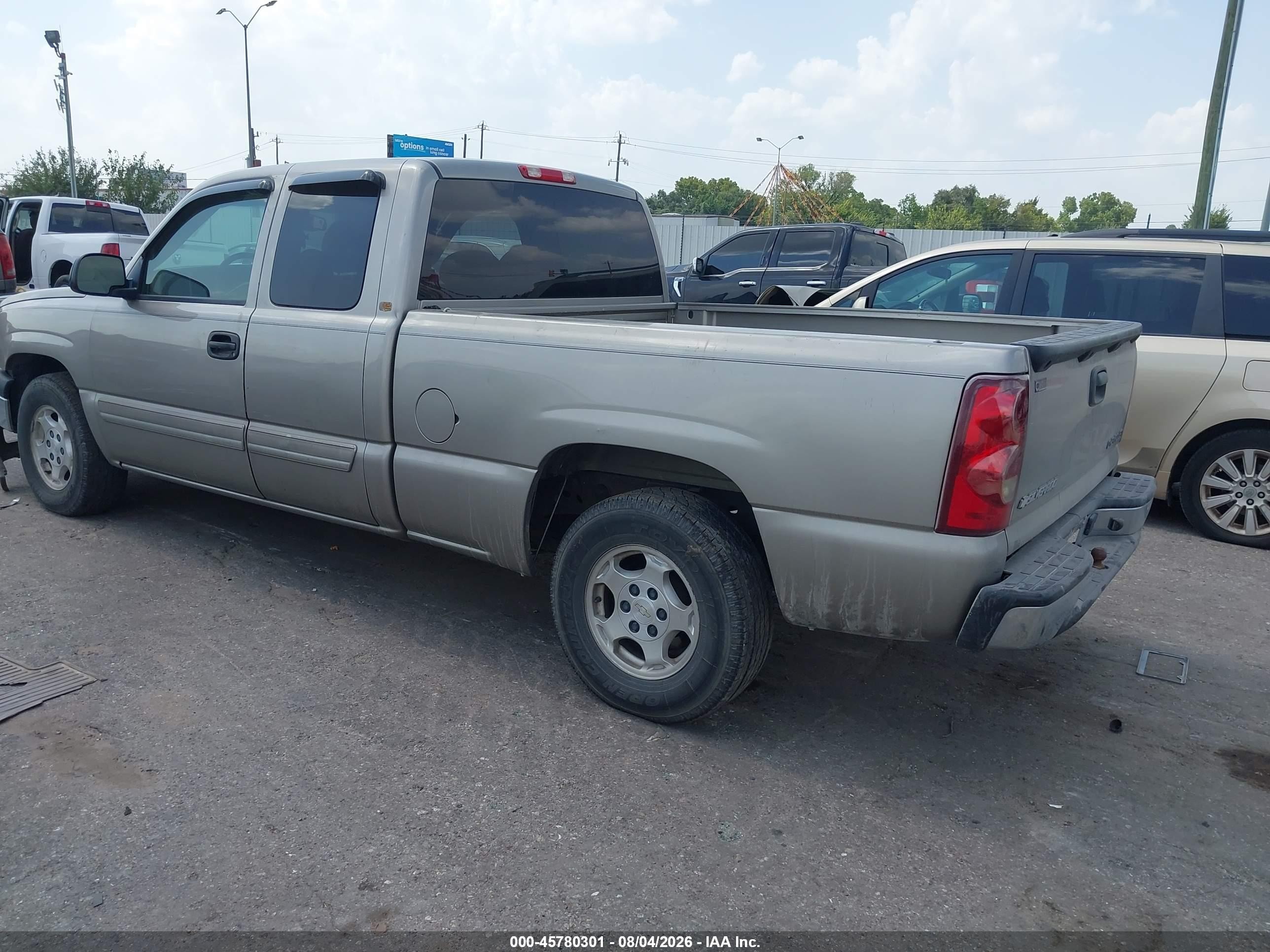 2003 Chevrolet Silverado 1500 Ls Beige vin: 2GCEC19X531394588