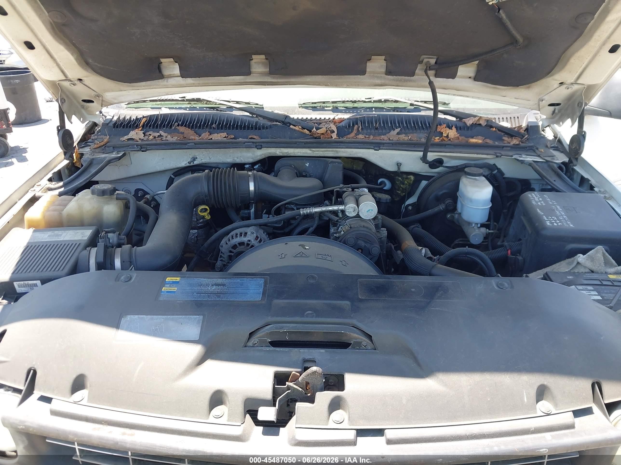 2002 Chevrolet Silverado 1500   White vin: 2GCEC19X721397233