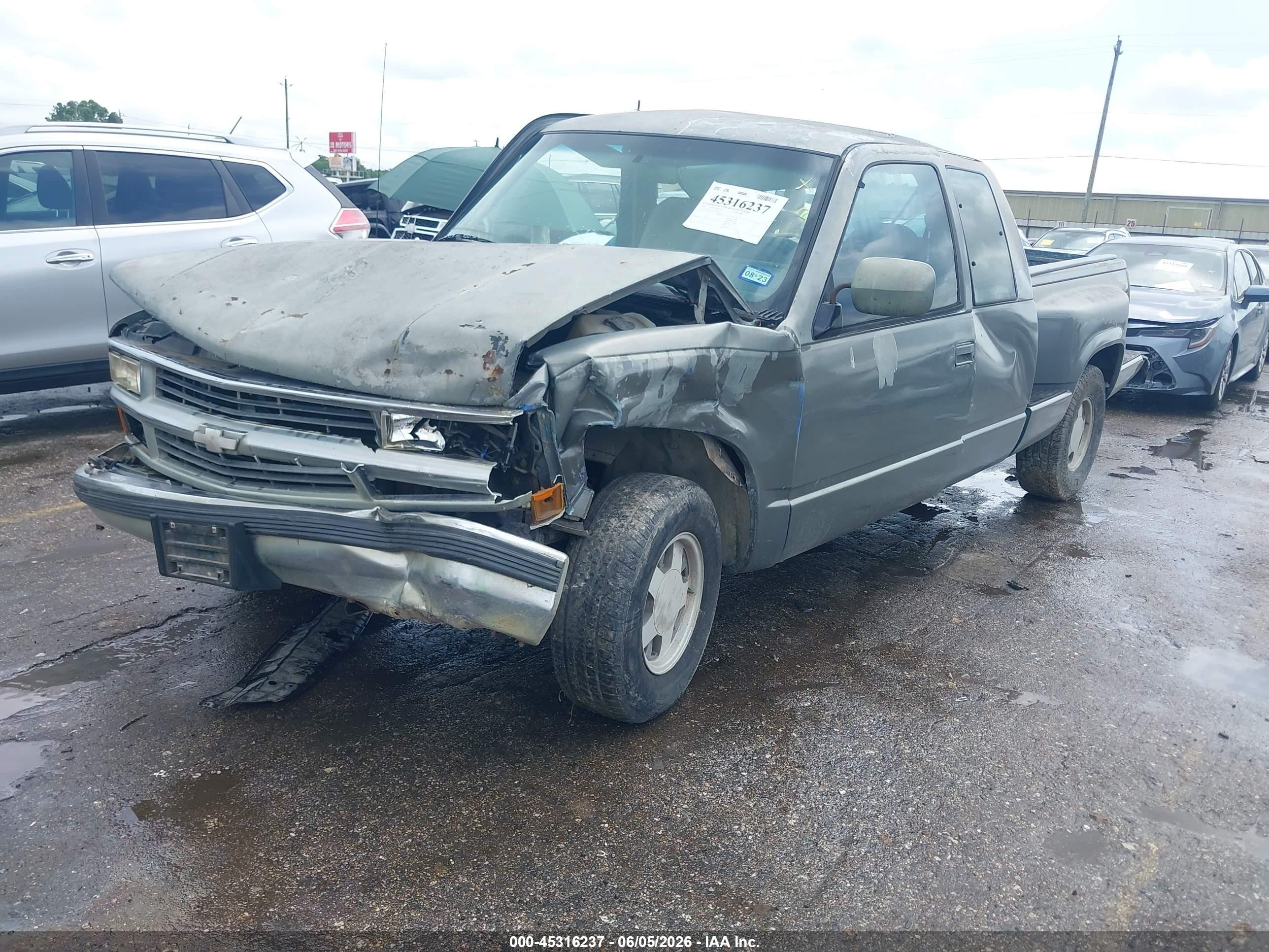 1994 Chevrolet Gmt-400 C1500 Gray vin: 2GCEC19Z0R1186306