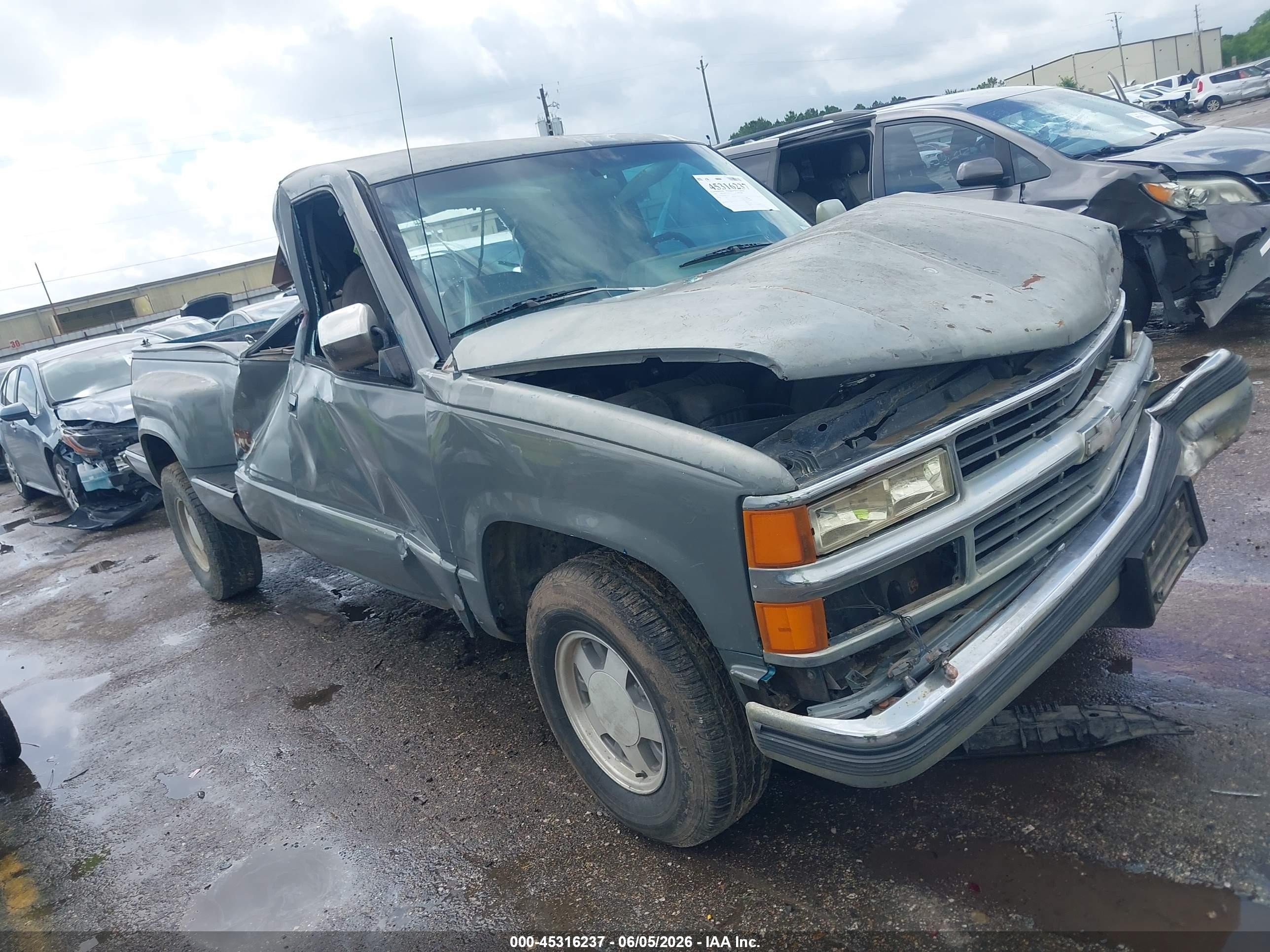 1994 Chevrolet Gmt-400 C1500 Gray vin: 2GCEC19Z0R1186306