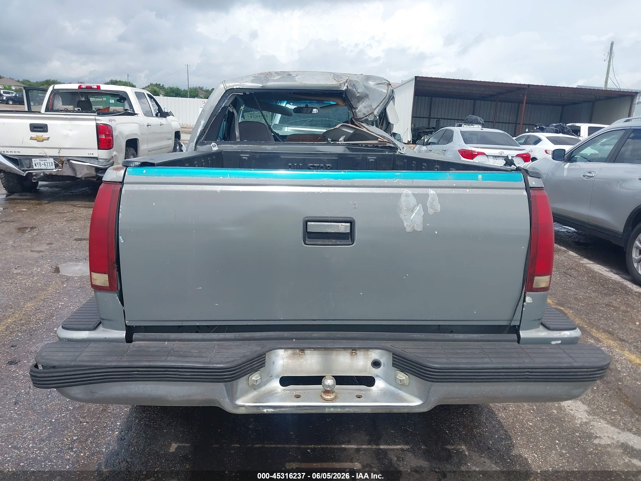 1994 Chevrolet Gmt-400 C1500 Gray vin: 2GCEC19Z0R1186306
