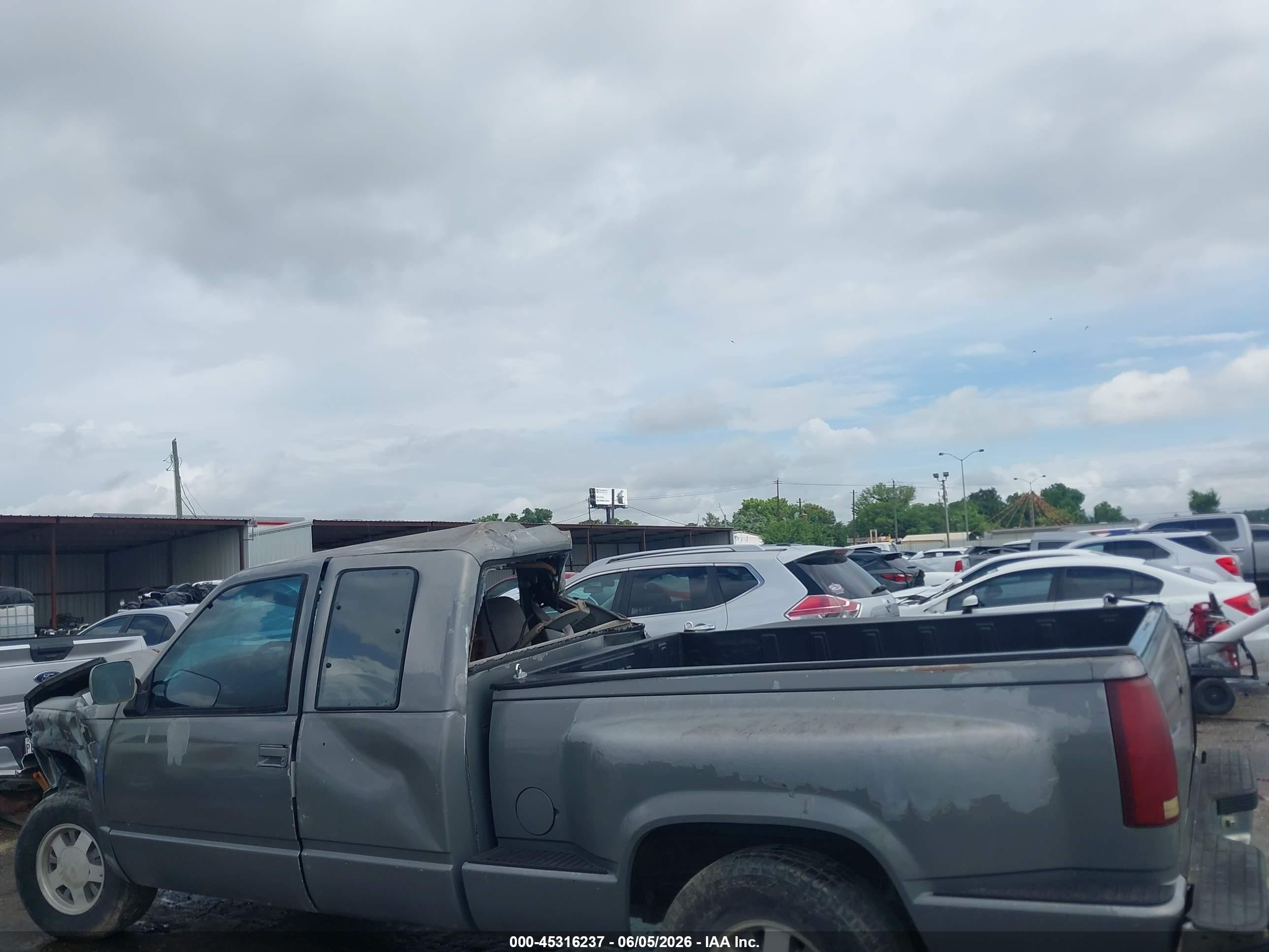 1994 Chevrolet Gmt-400 C1500 Gray vin: 2GCEC19Z0R1186306