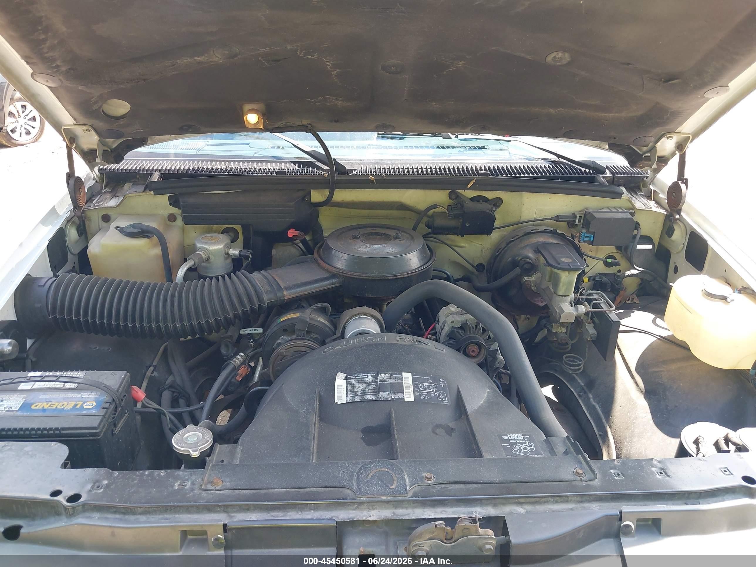 1992 Chevrolet Gmt-400 C1500 White vin: 2GCEC19Z3N1209054