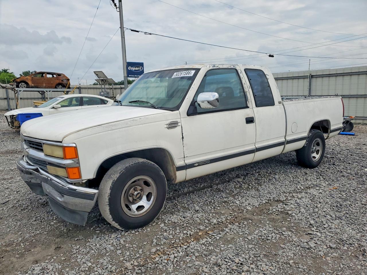 1994 Chevrolet 1500 White vin: 2GCEC19Z4R1136959