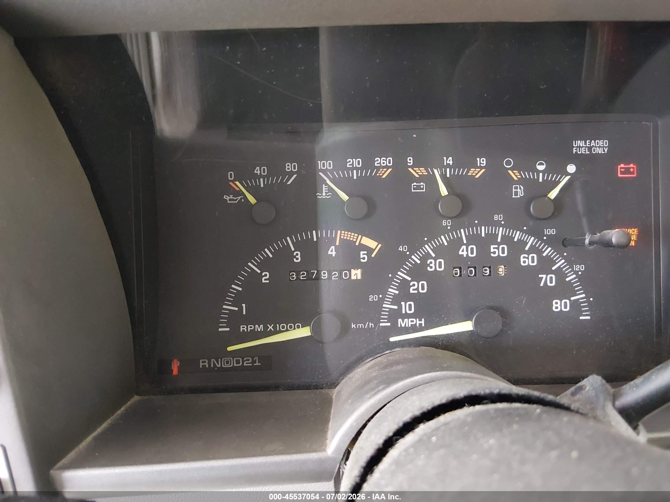1994 Chevrolet Gmt-400 C1500 White vin: 2GCEC19Z5R1136484