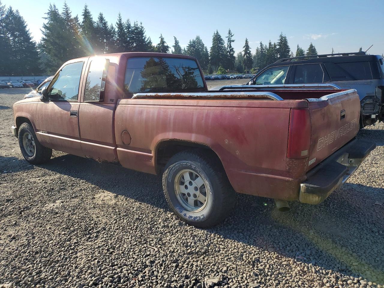 1991 Chevrolet Gmt-400 C1500 Burgundy vin: 2GCEC19Z9M1205136